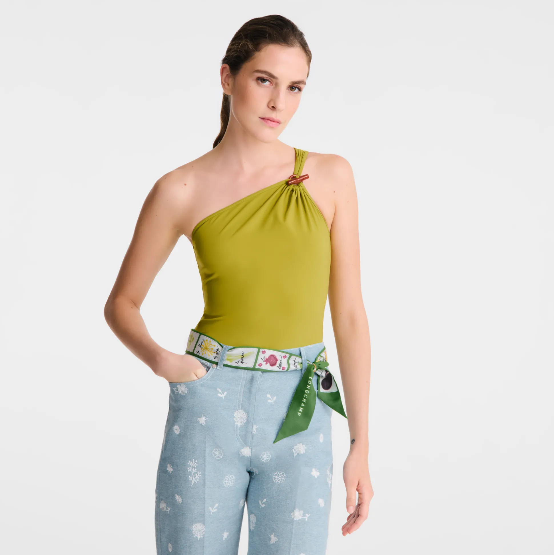 Sale Longchamp A fascia Rosa e verde OTHER - Alloro