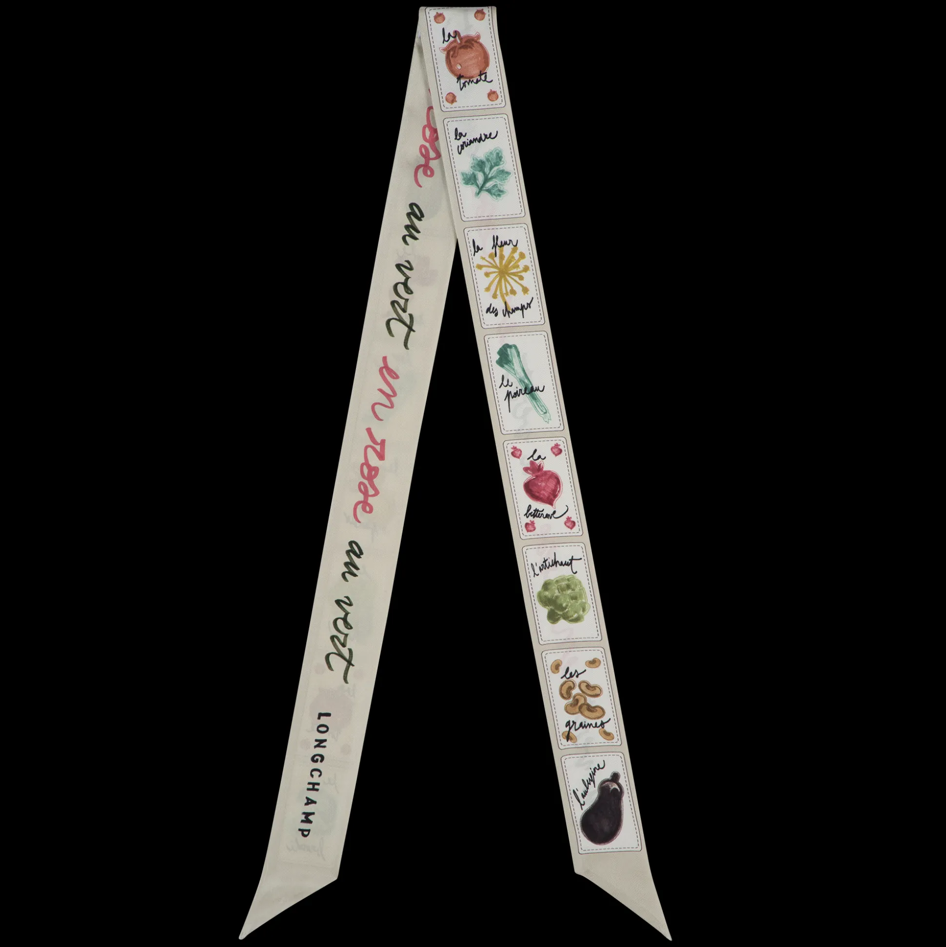 Outlet Longchamp A fascia Rosa e verde OTHER - Carta