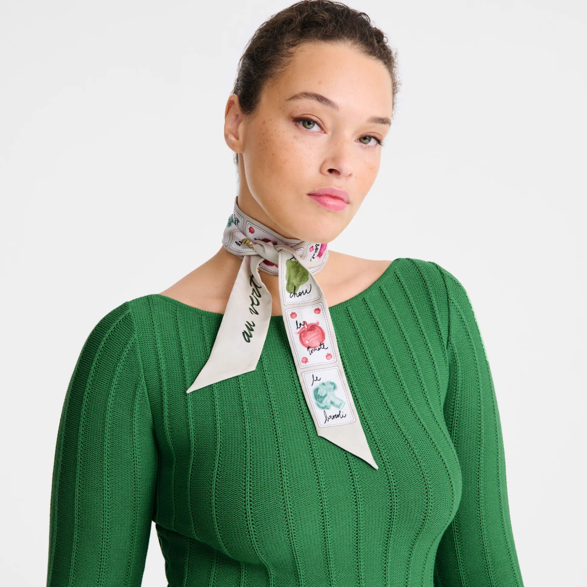 Outlet Longchamp A fascia Rosa e verde OTHER - Carta