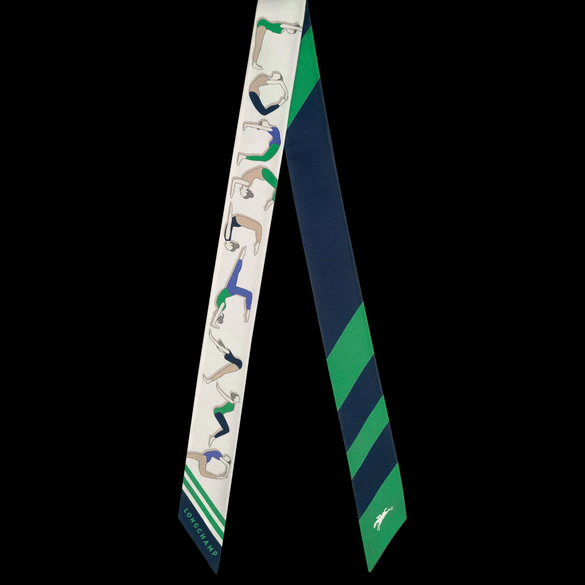 Flash Sale Longchamp A fascia Yoga Seta - Verde