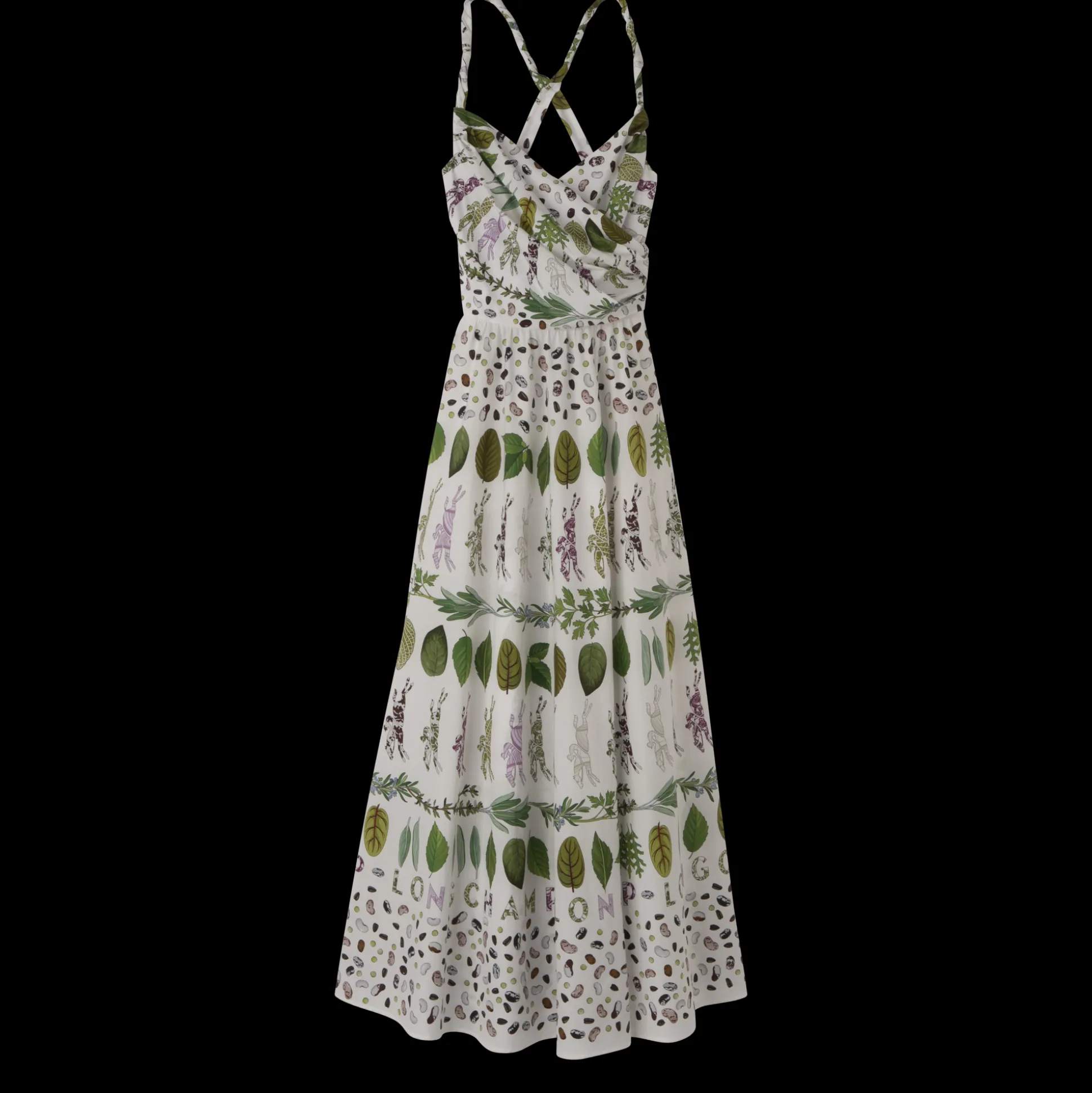 Best Longchamp Abito lungo Verde