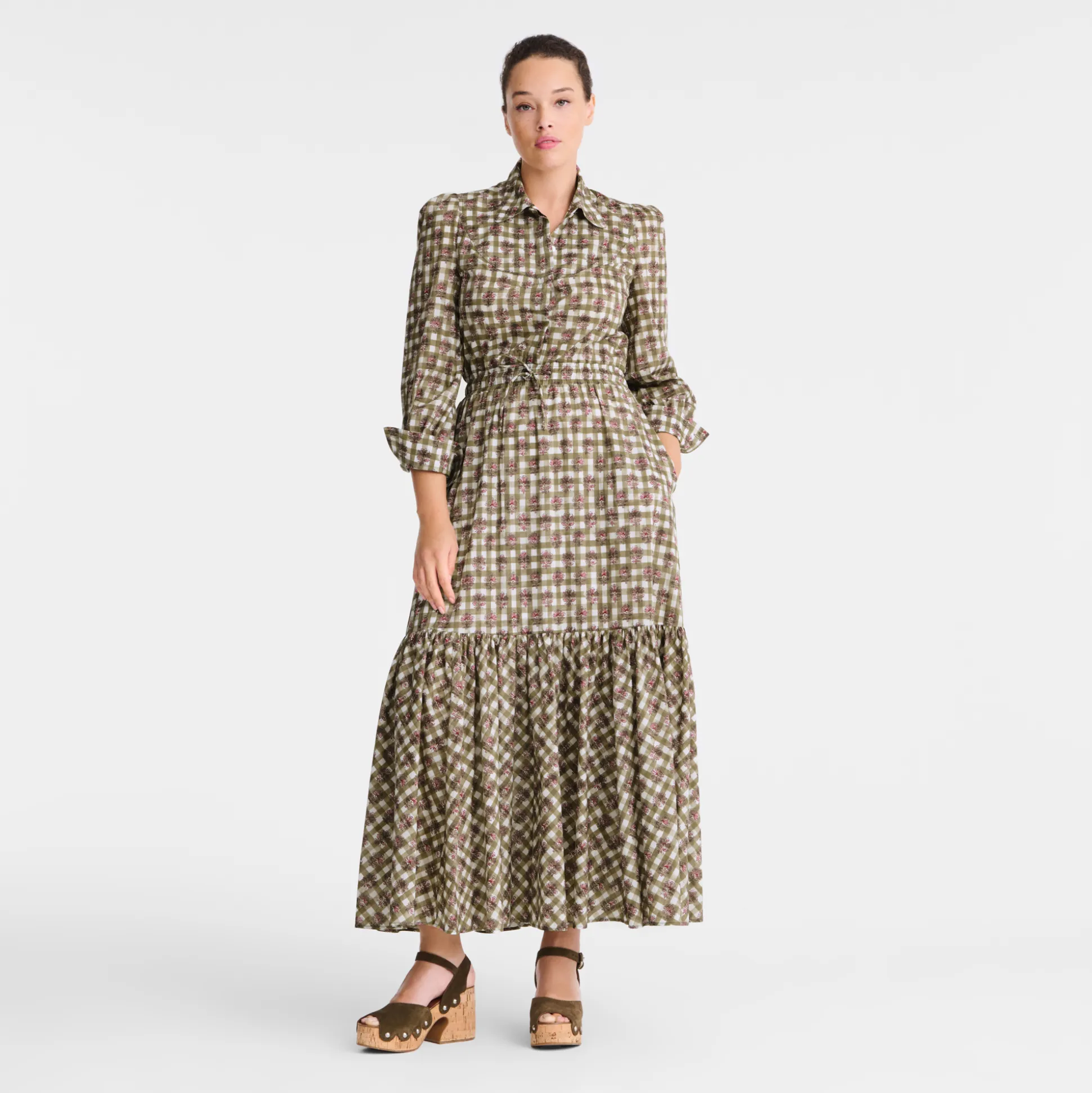 Discount Longchamp Abito lungo Carciofo