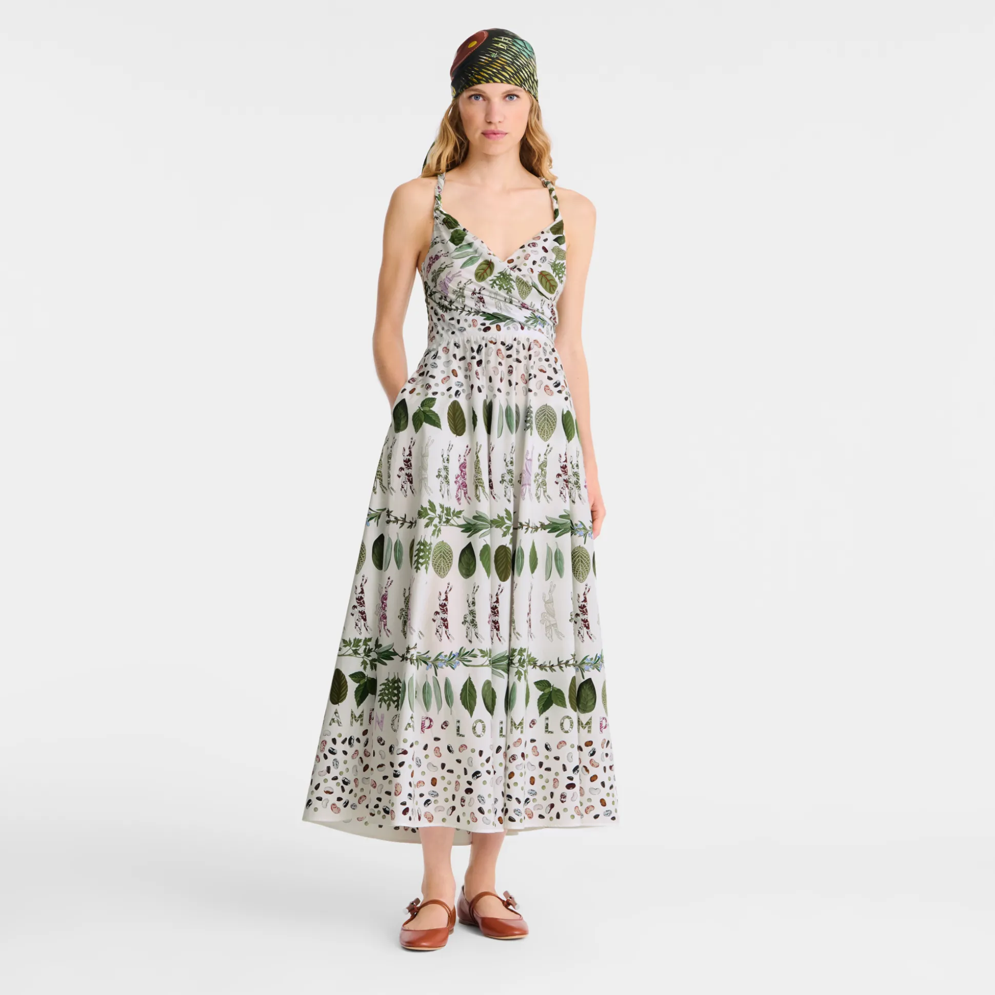 Best Longchamp Abito lungo Verde