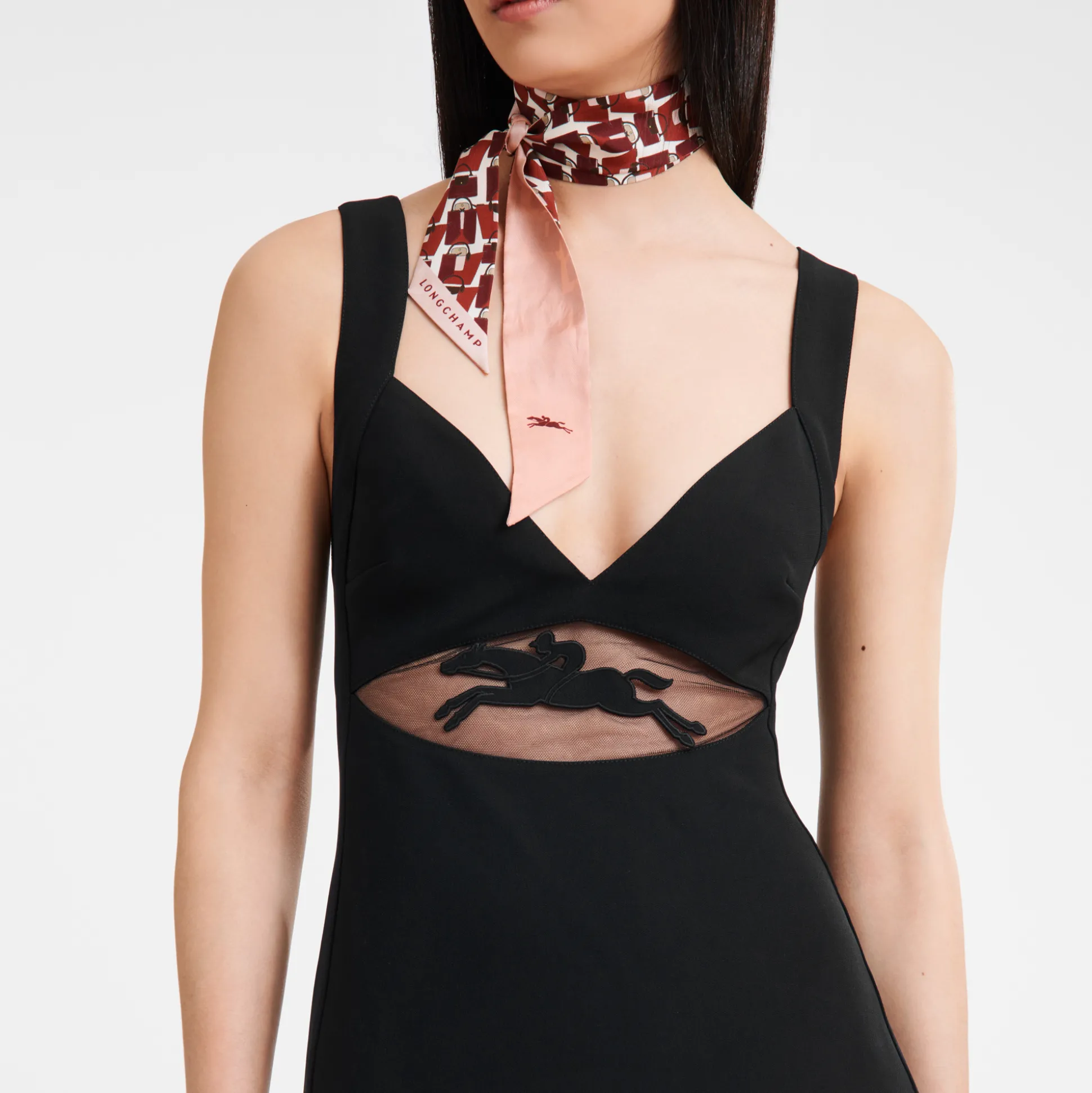 abito_lungo_con_cintura_con_applicazione_3.webp Hot Longchamp Abito lungo con cintura con applicazione Nero