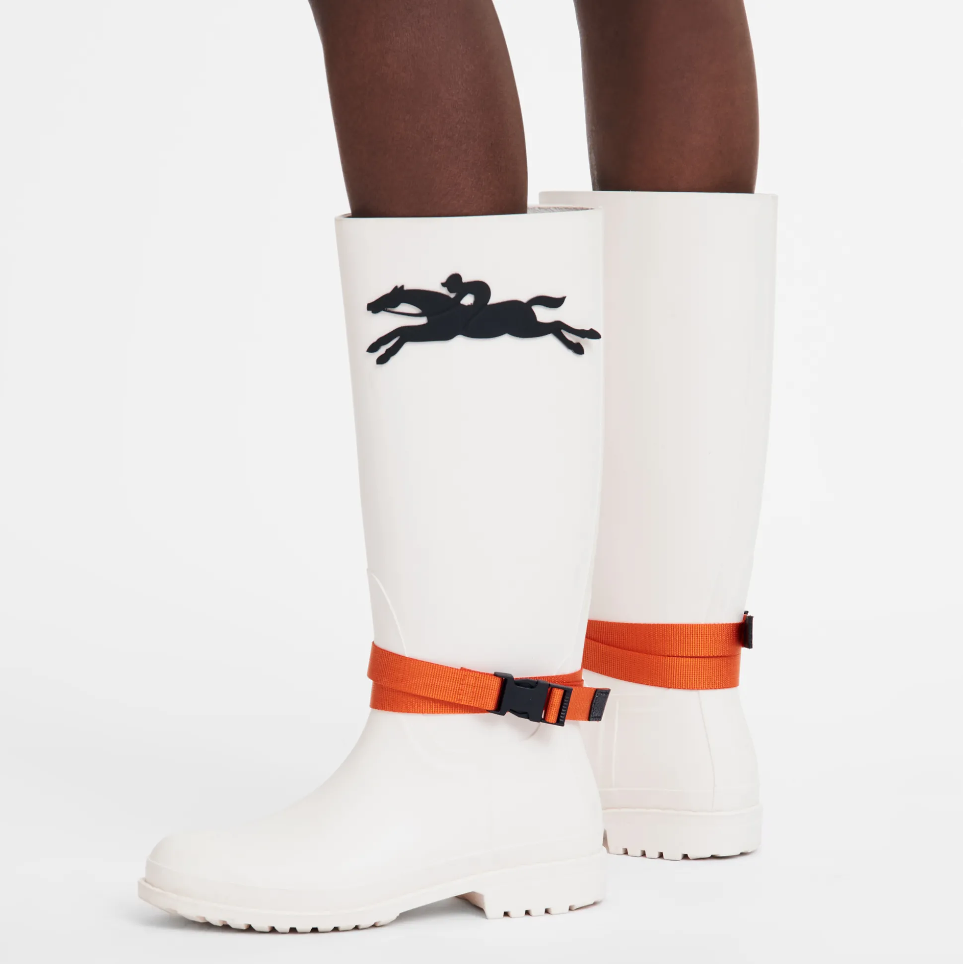 Cheap Longchamp Accessori per scarpe Arancio