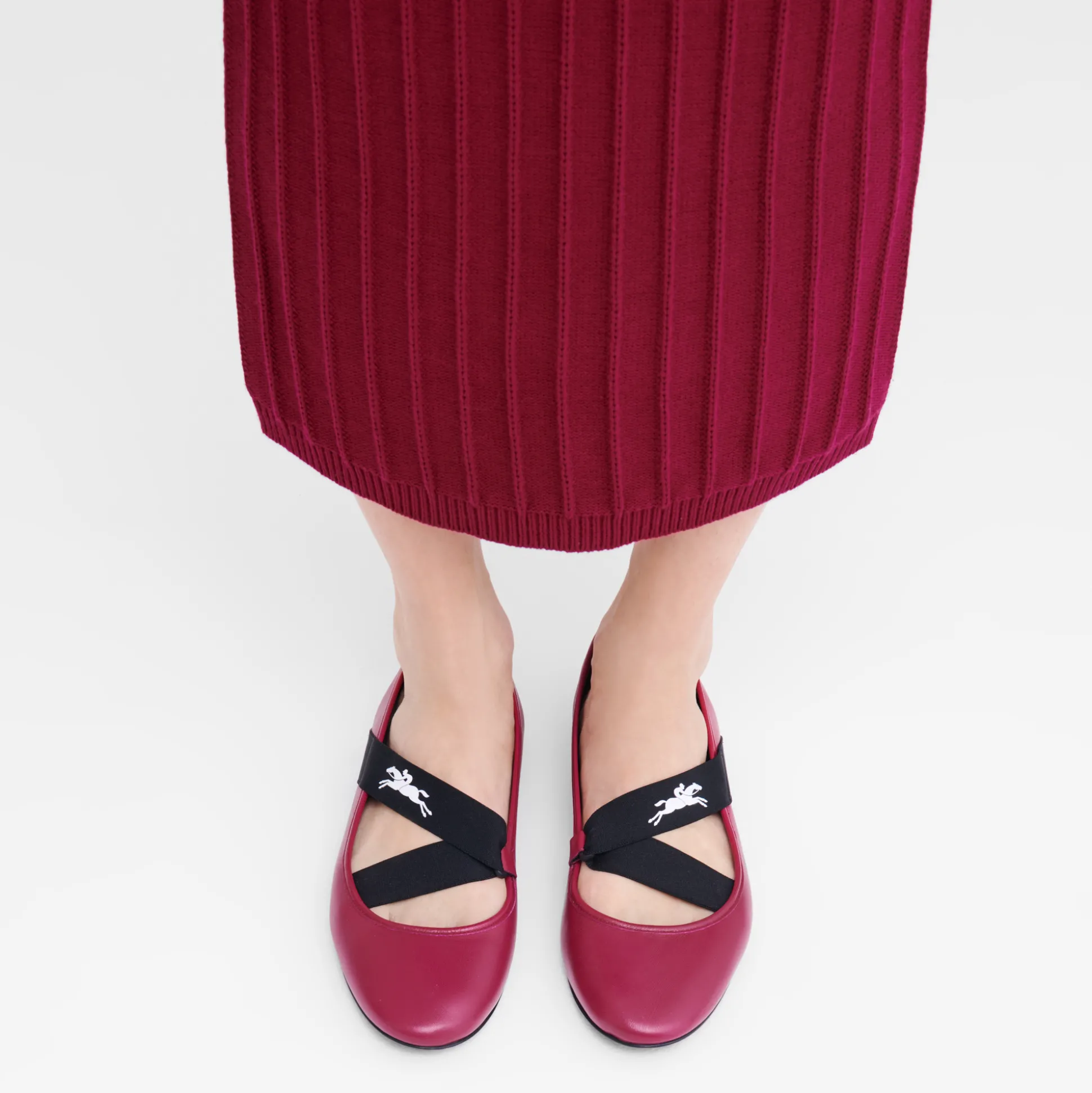 Store Longchamp Ballerine Barbabietola