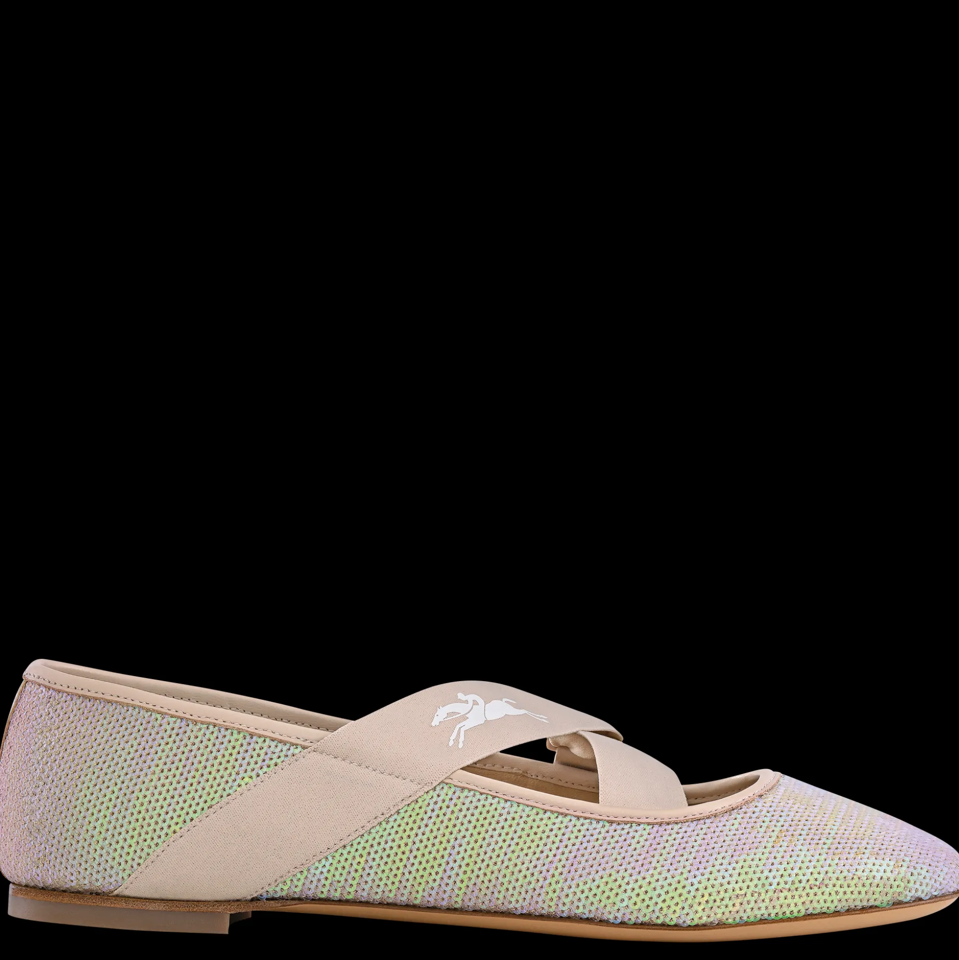 Discount Longchamp Ballerine BeigePelle