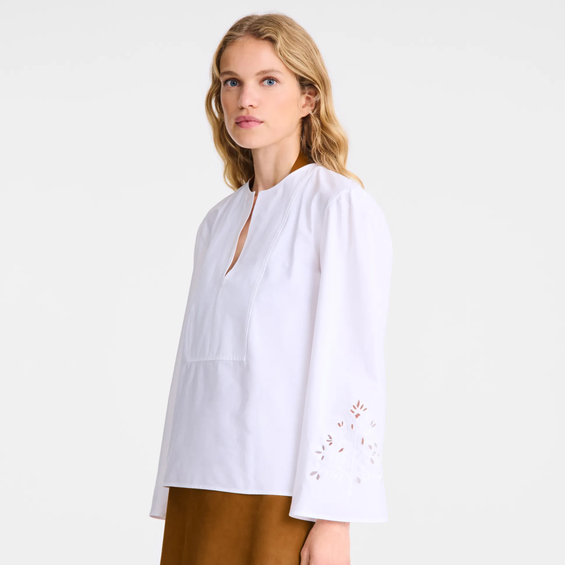 Flash Sale Longchamp Blusa Bianco