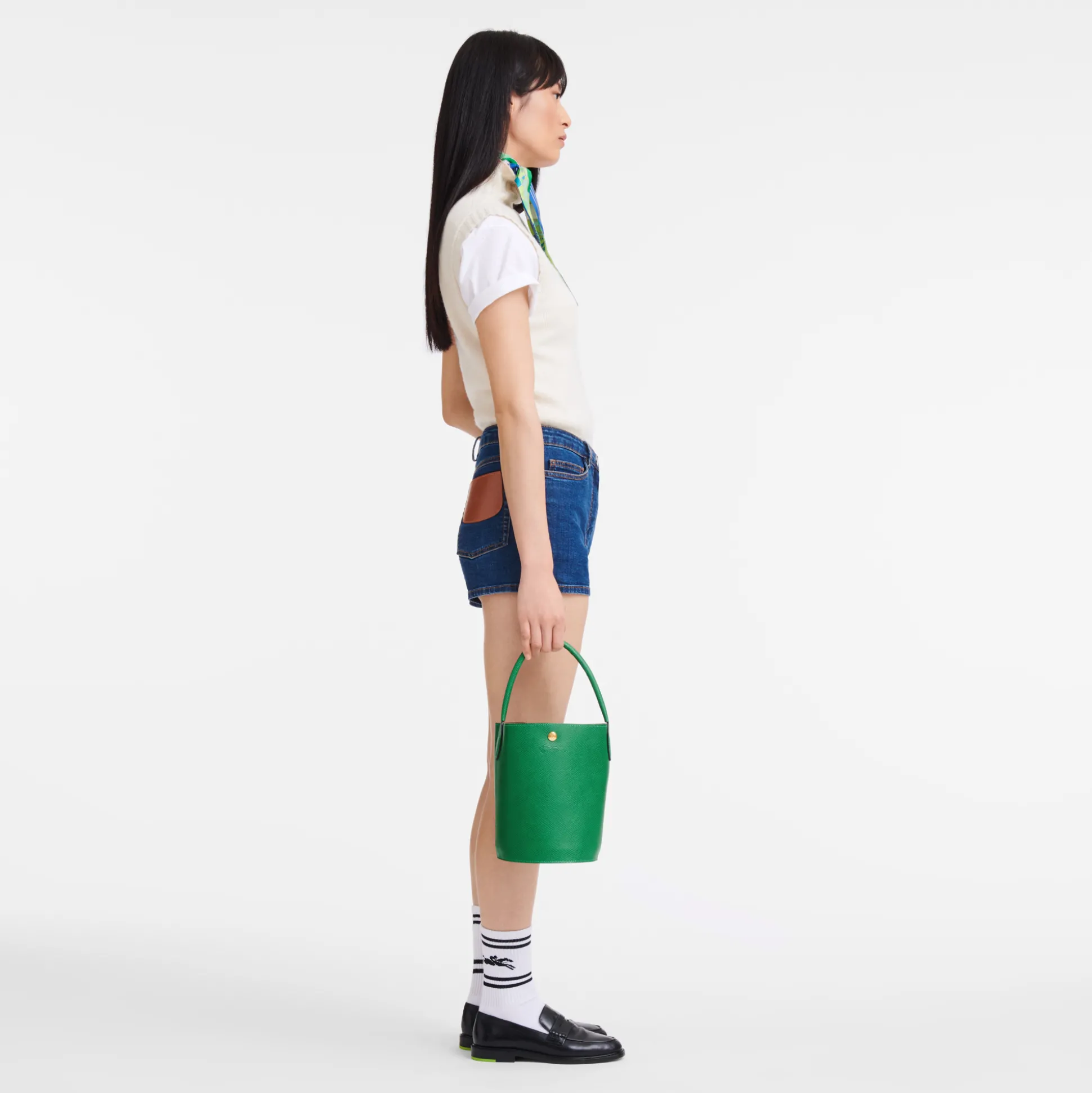 Store Longchamp Borsa a secchiello S Verde