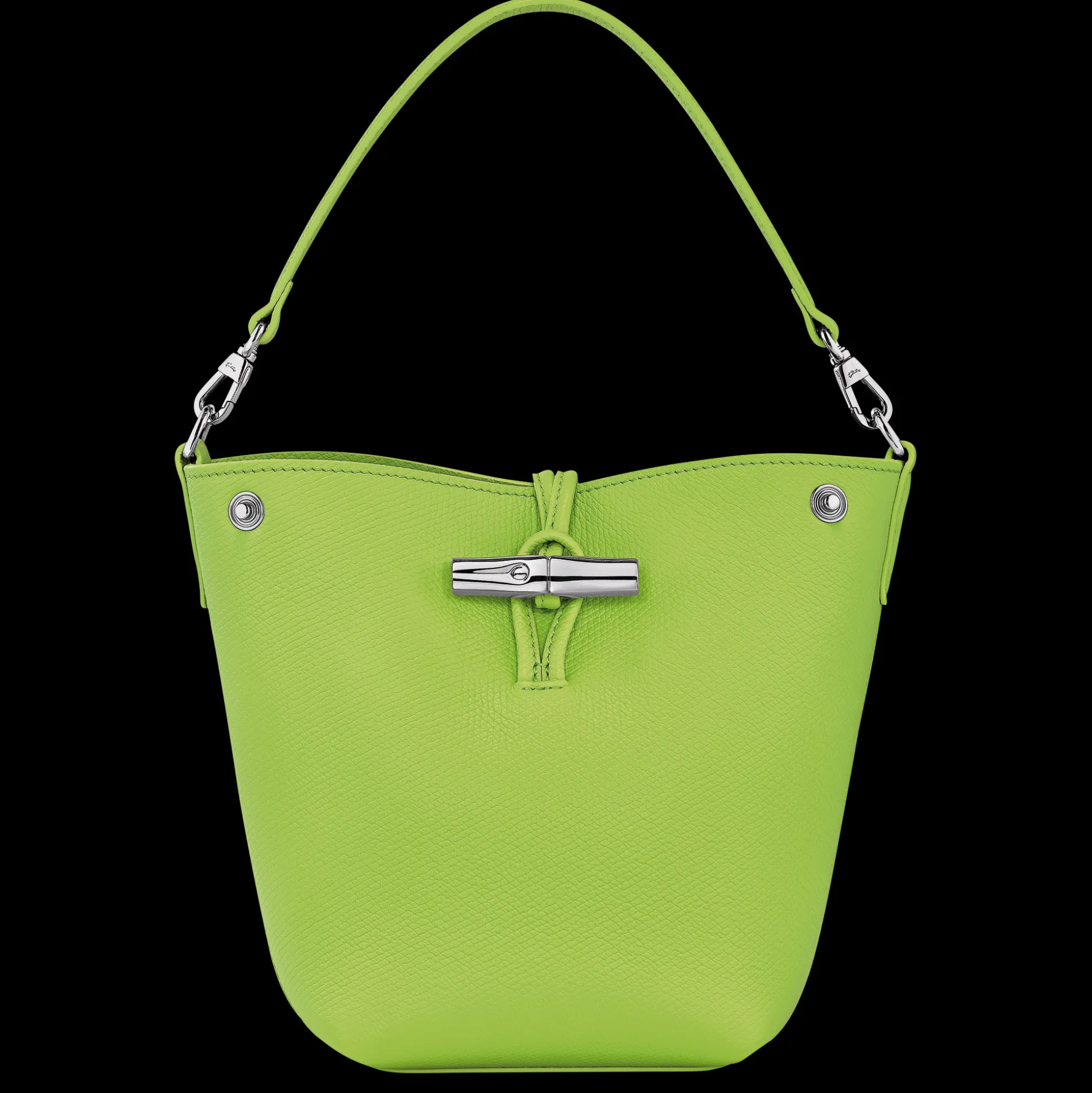 Shop Longchamp Borsa a secchiello XS Verde