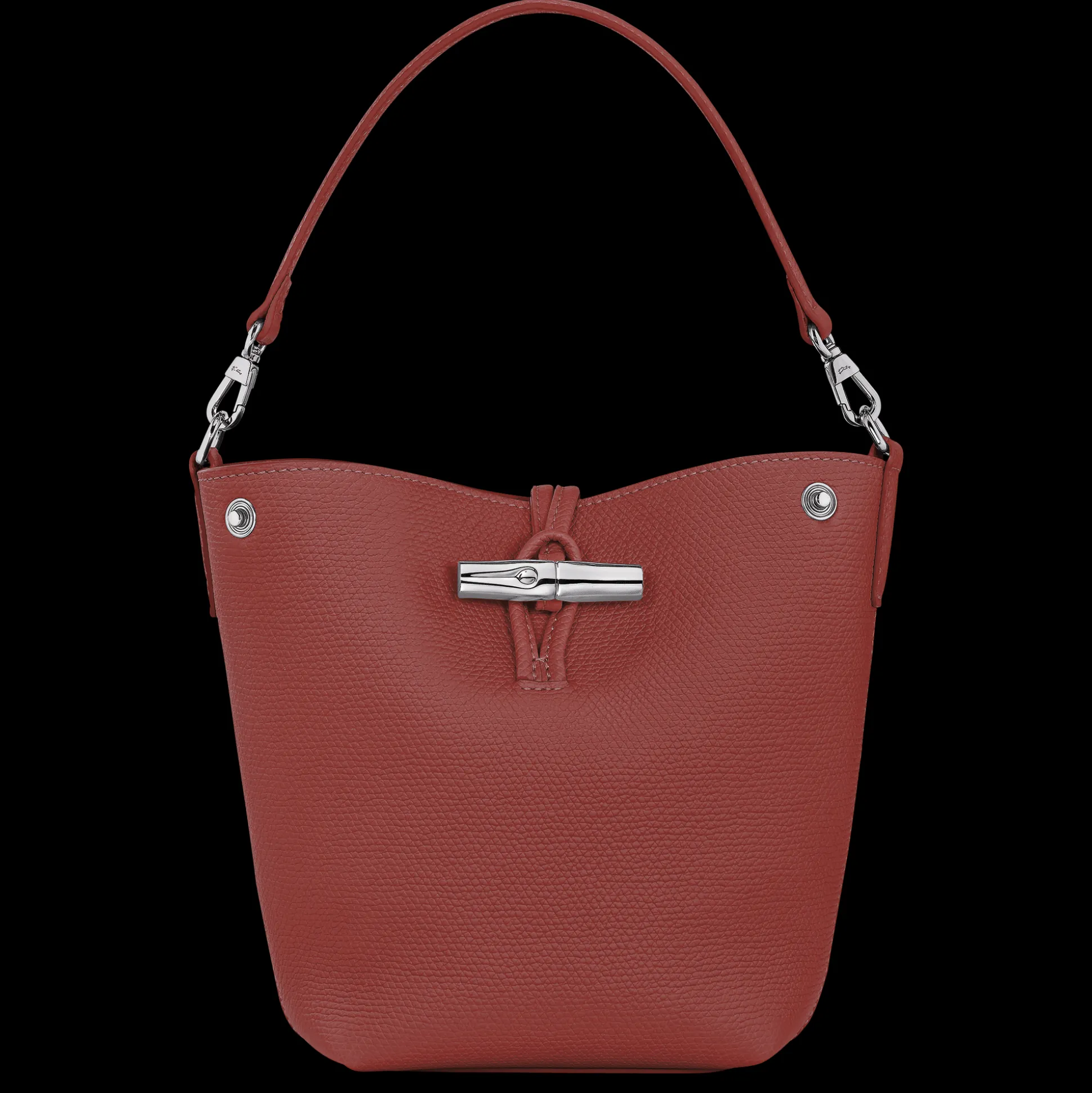 Fashion Longchamp Borsa a secchiello XS Castagna