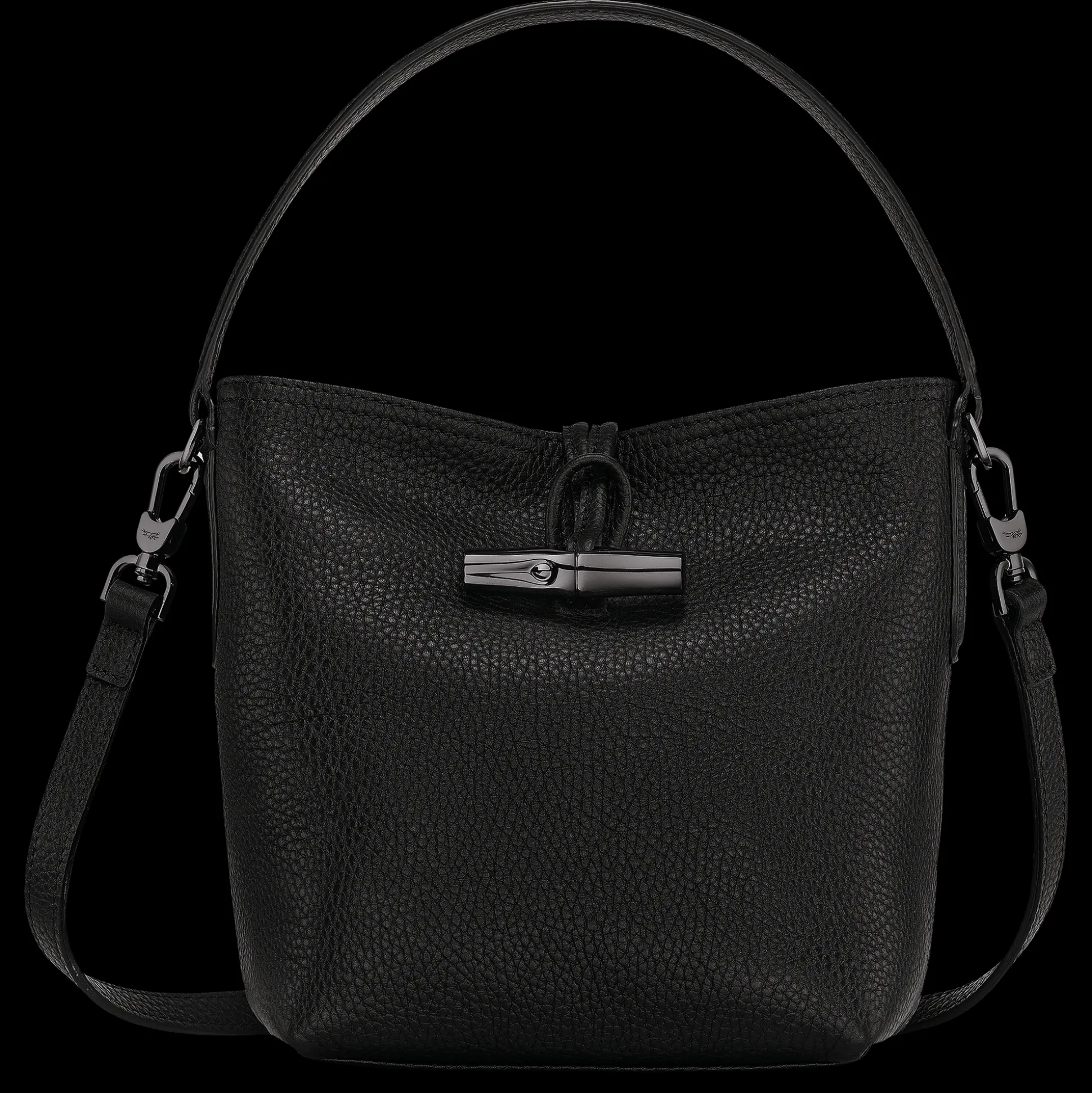 Online Longchamp Borsa a secchiello XS Nero