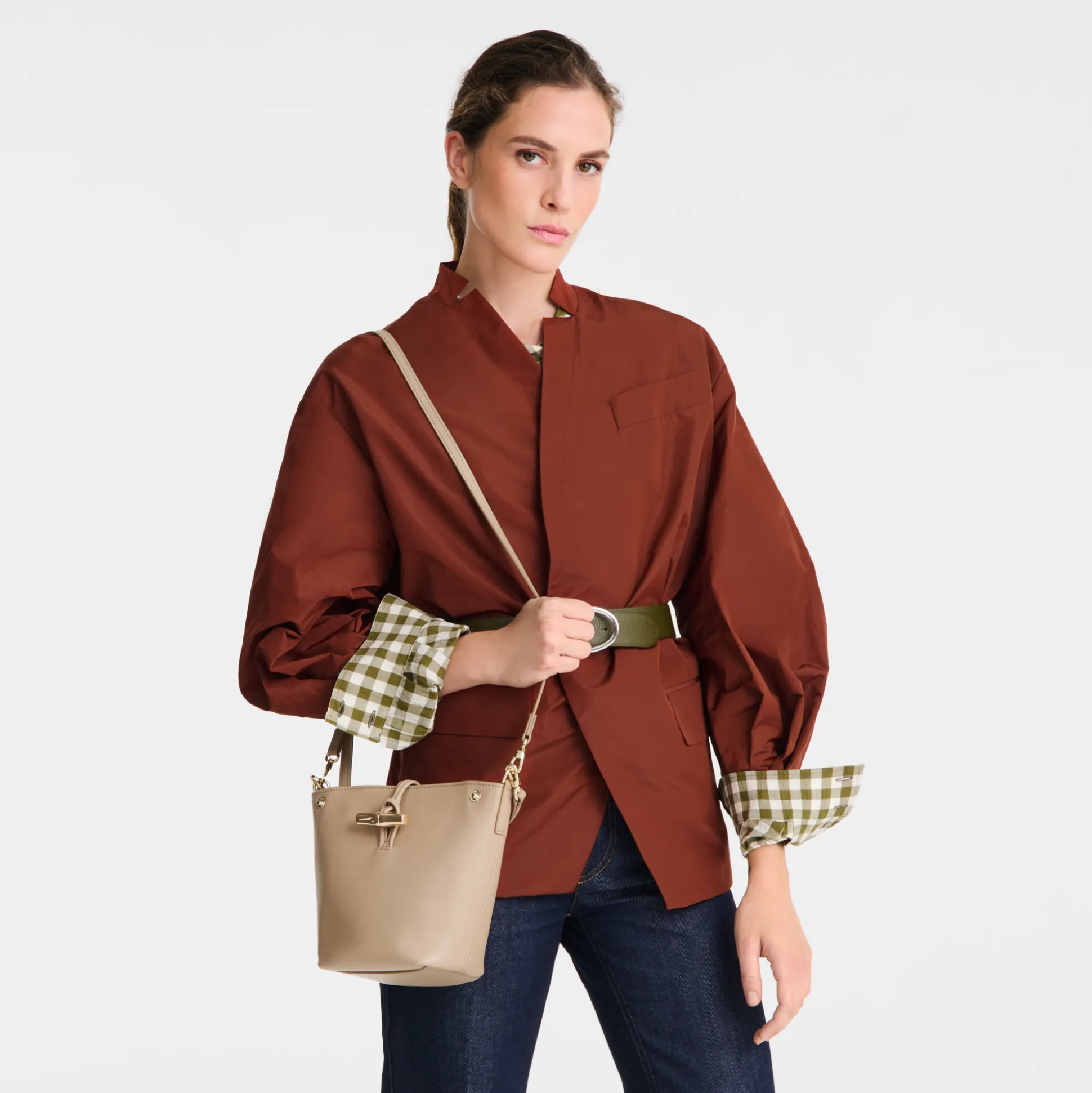 Hot Longchamp Borsa a secchiello XS Radice
