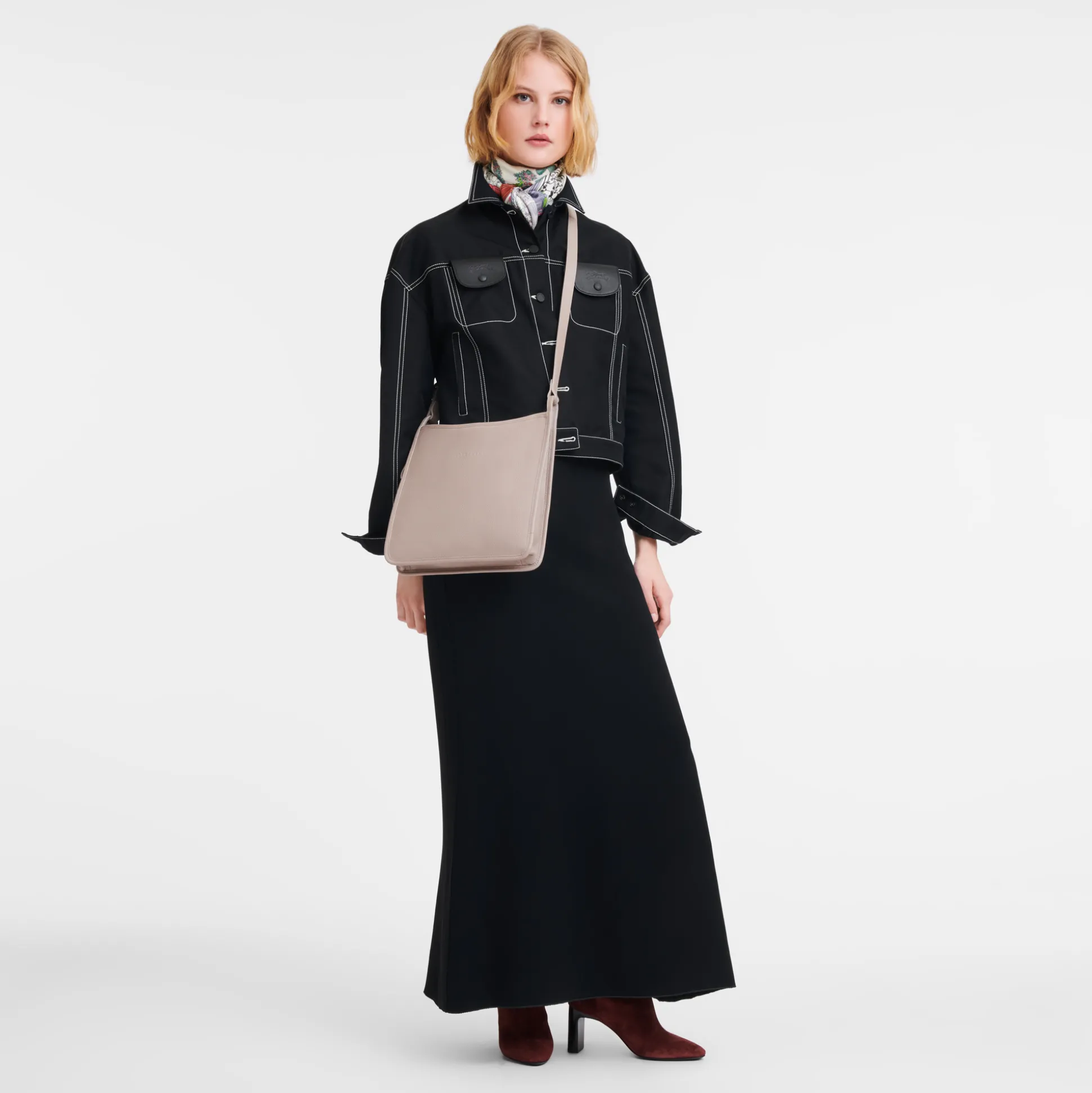 Best Longchamp Borsa a tracolla con zip M Tortora