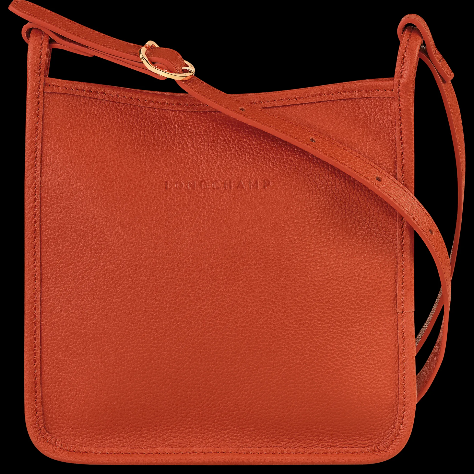 Cheap Longchamp Borsa a tracolla con zip S Paprica