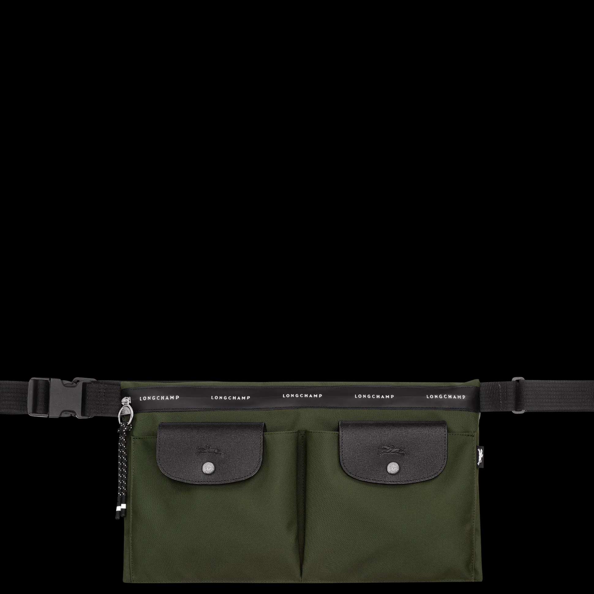 New Longchamp Borsa a tracolla L Kaki