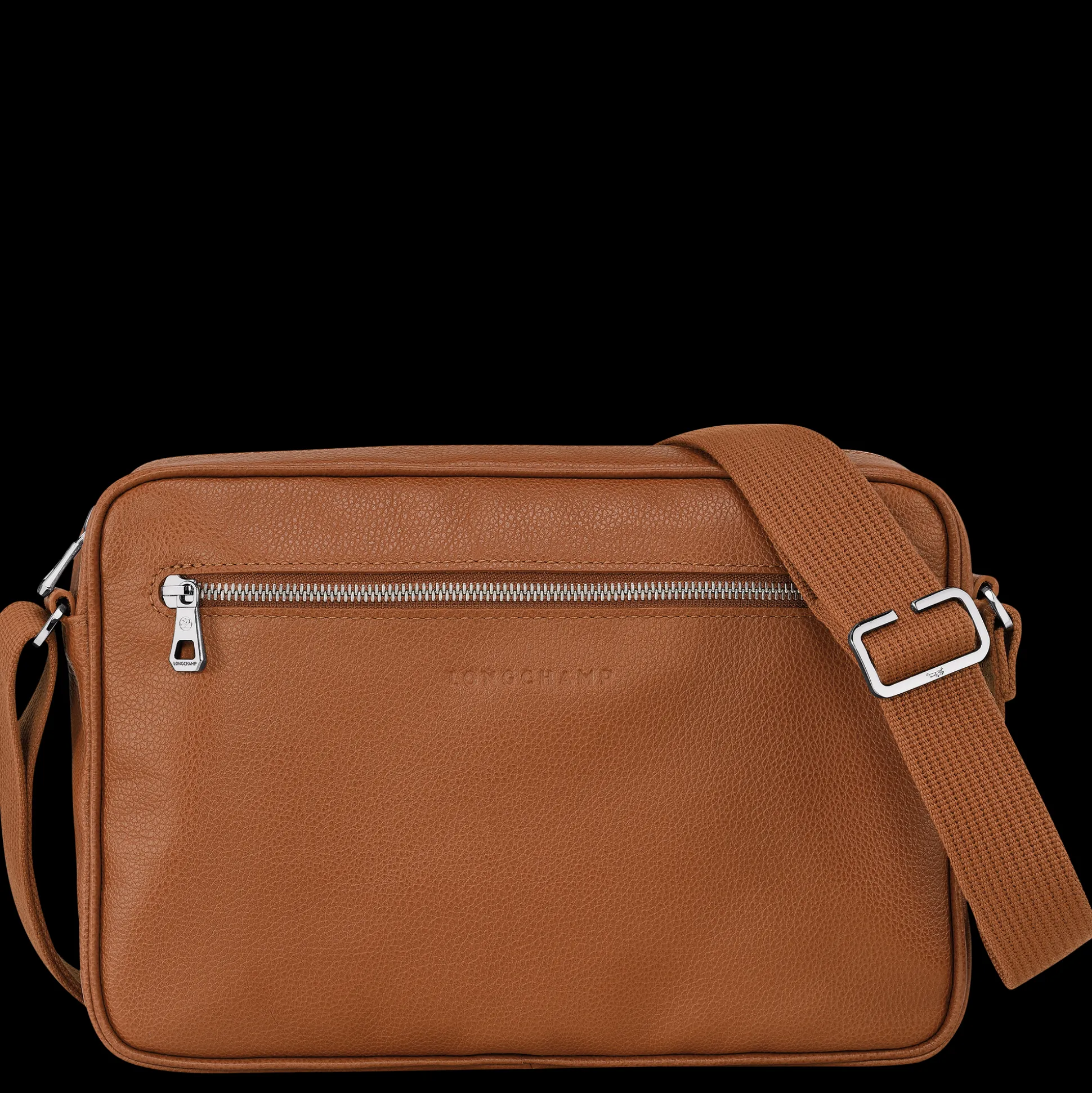 Cheap Longchamp Borsa a tracolla M Caramello