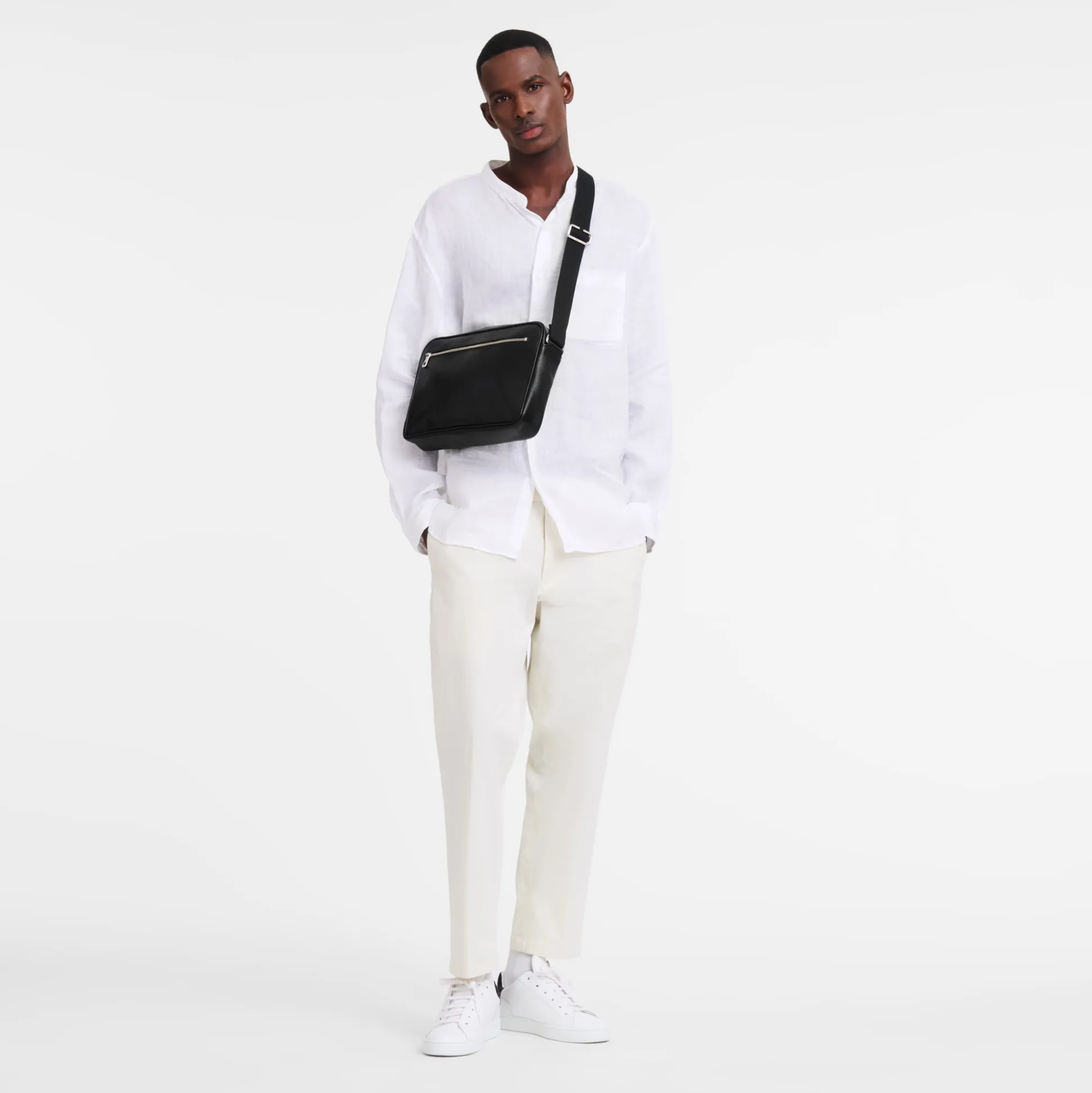 Clearance Longchamp Borsa a tracolla M Nero