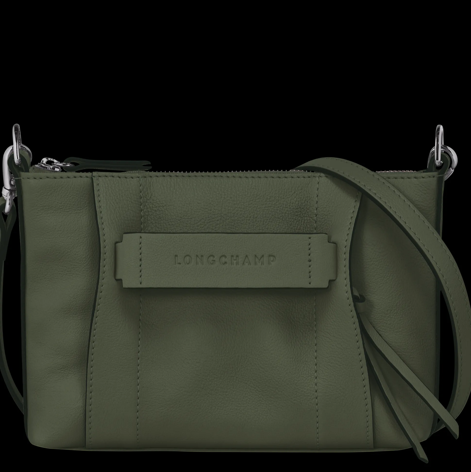Cheap Longchamp Borsa a tracolla S Kaki