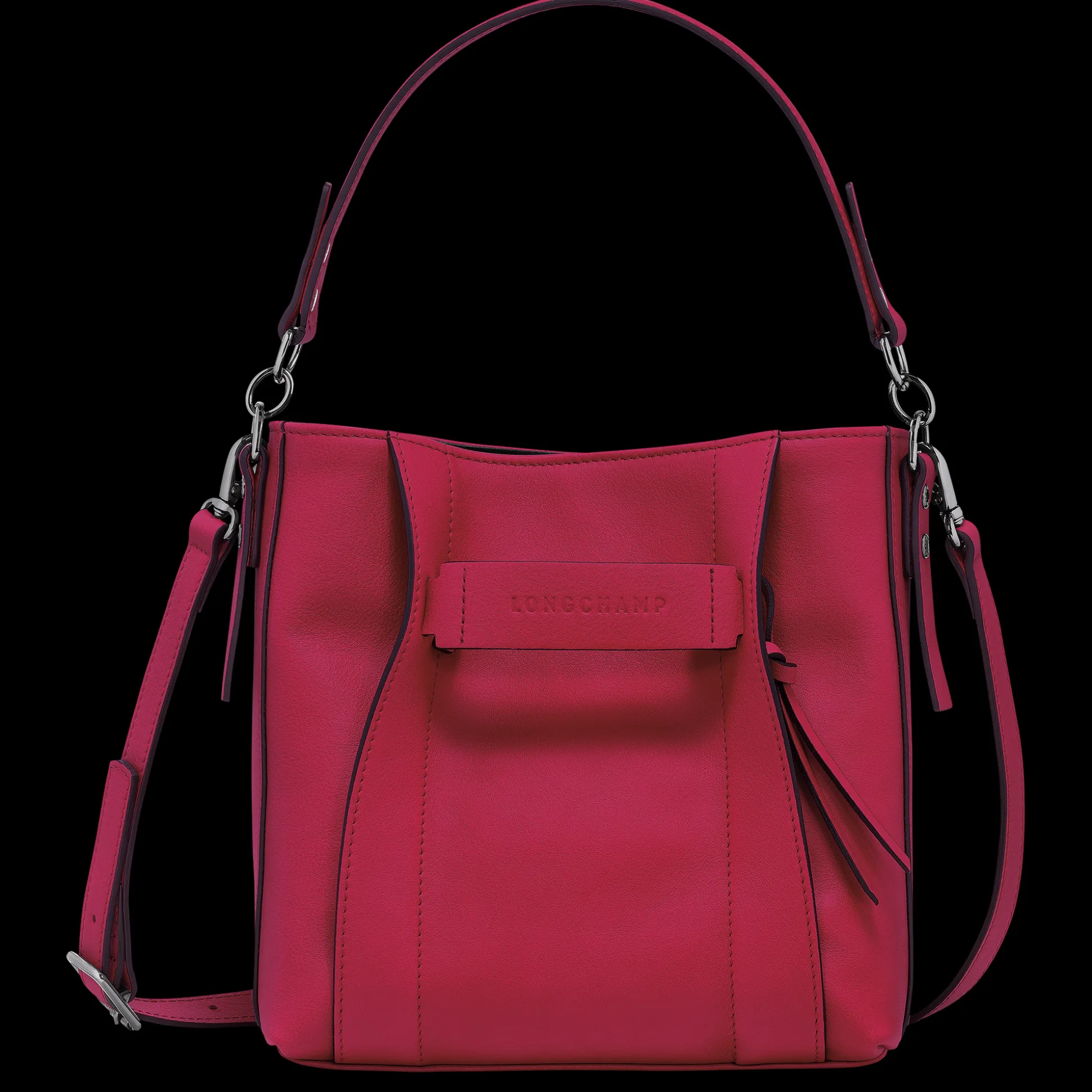 Cheap Longchamp Borsa a tracolla S Magenta