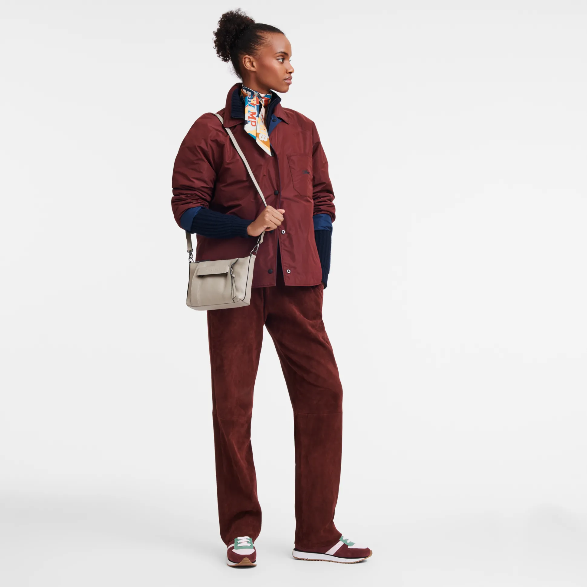 Sale Longchamp Borsa a tracolla S Argilla