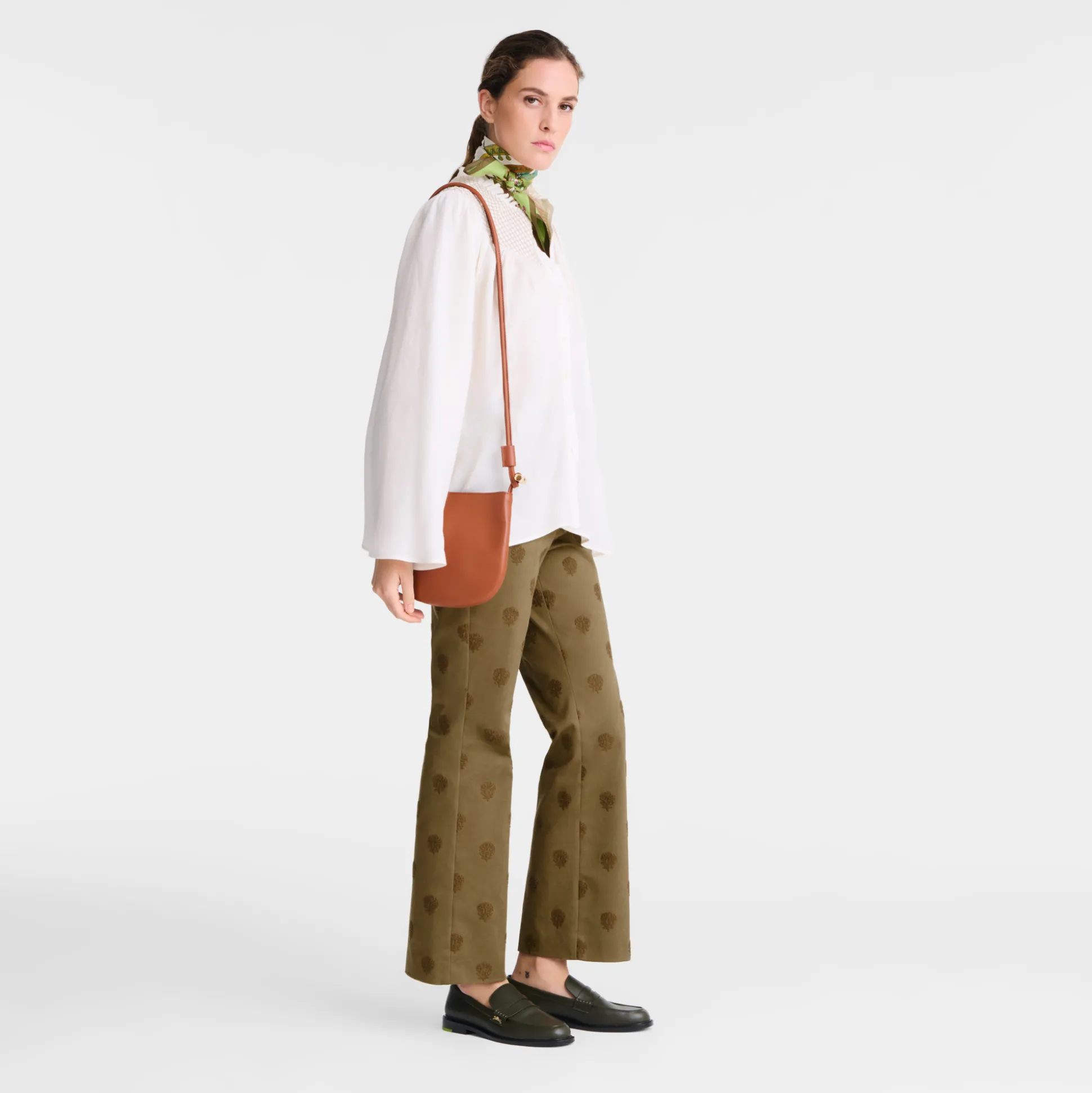 Cheap Longchamp Borsa a tracolla S Corteccia