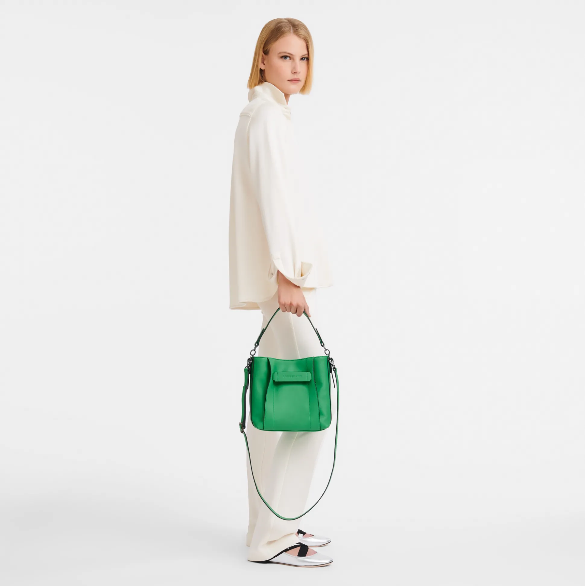 Best Longchamp Borsa a tracolla S Verde