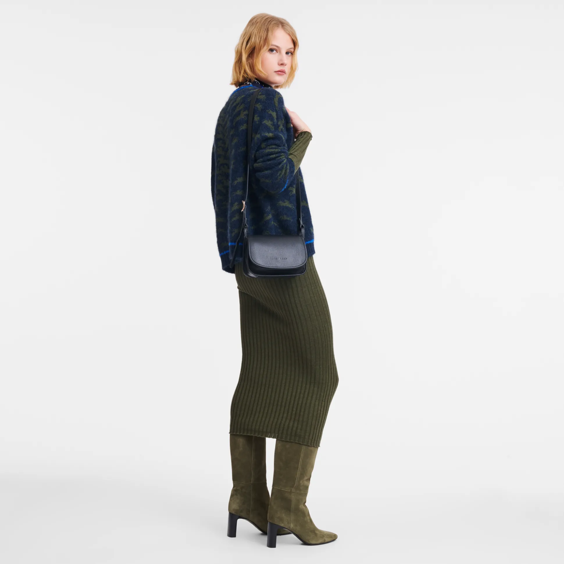 Sale Longchamp Borsa a tracolla S Nero