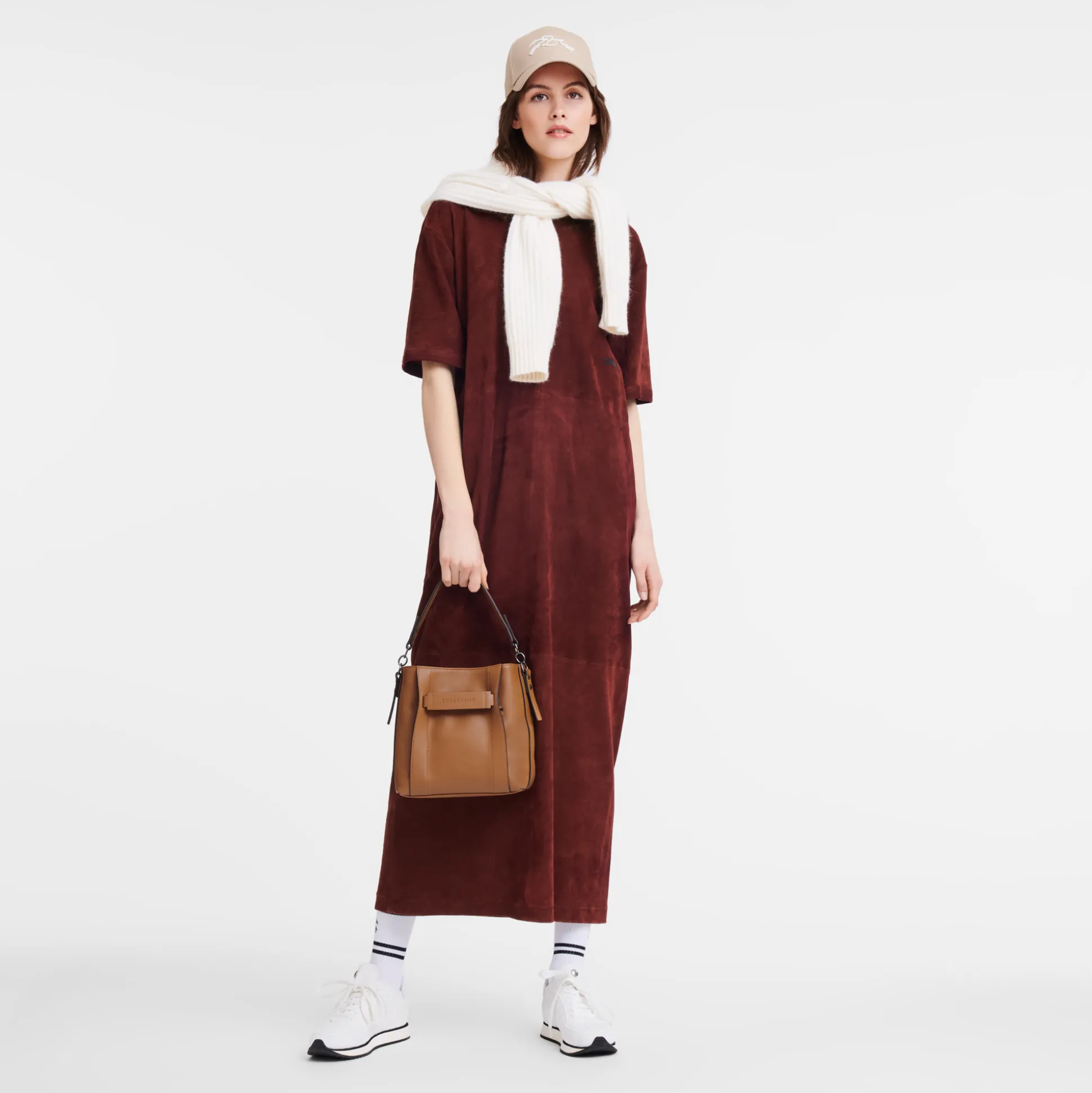 Best Longchamp Borsa a tracolla S Naturale