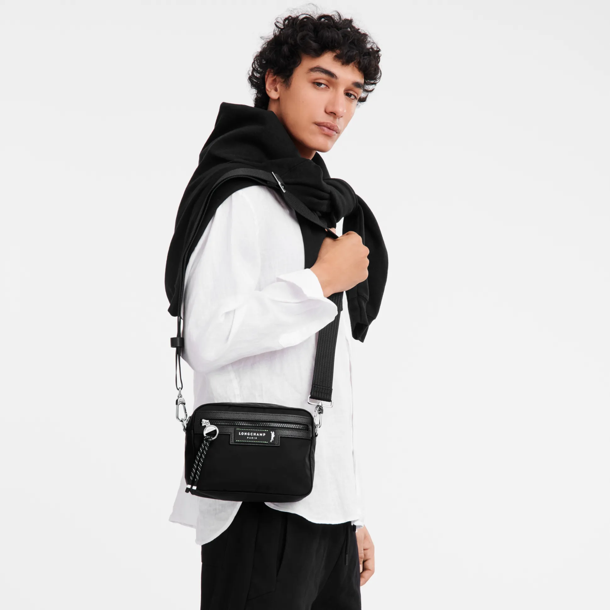 Clearance Longchamp Borsa a tracolla S Nero