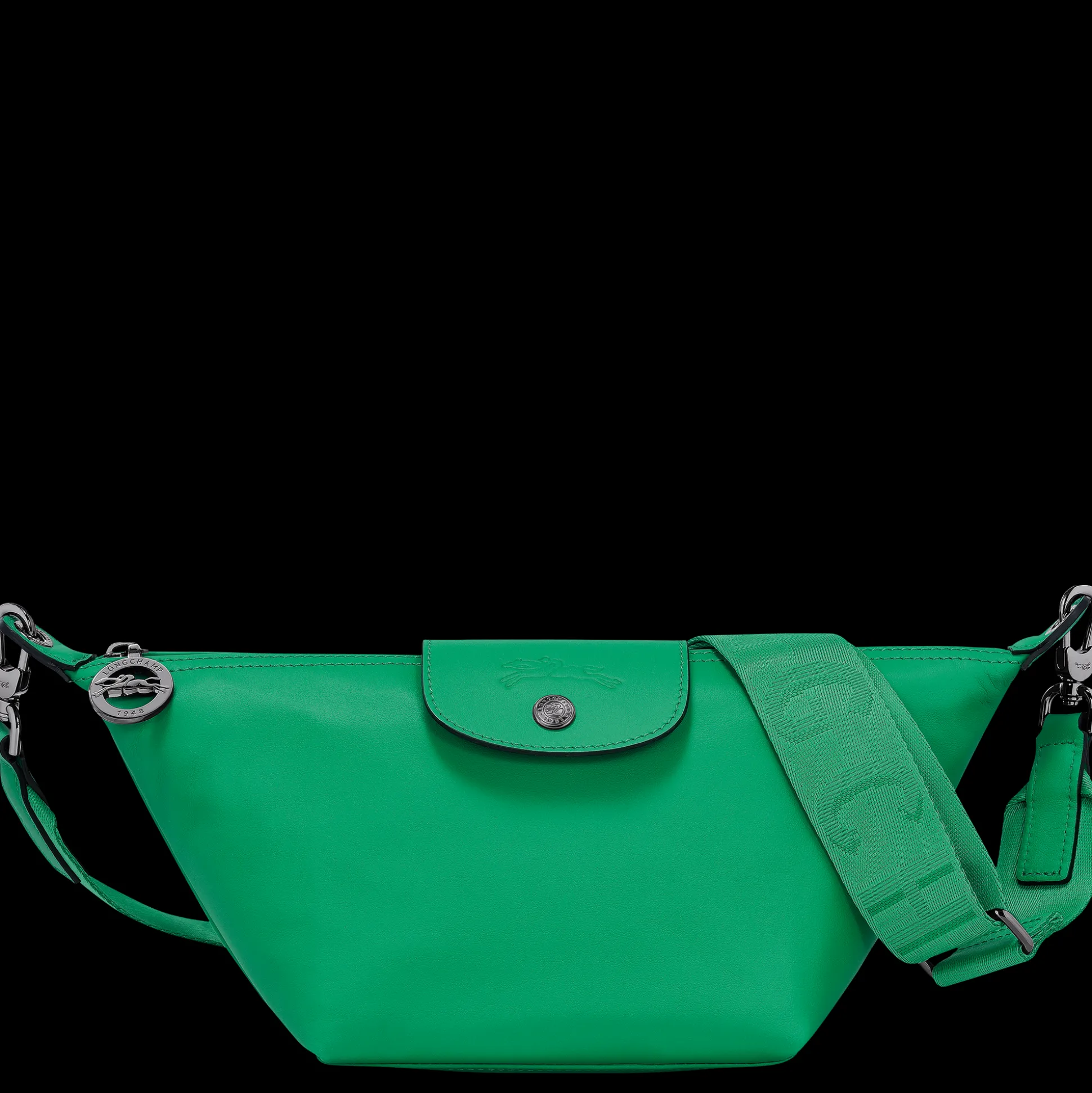 Cheap Longchamp Borsa a tracolla XS Verde