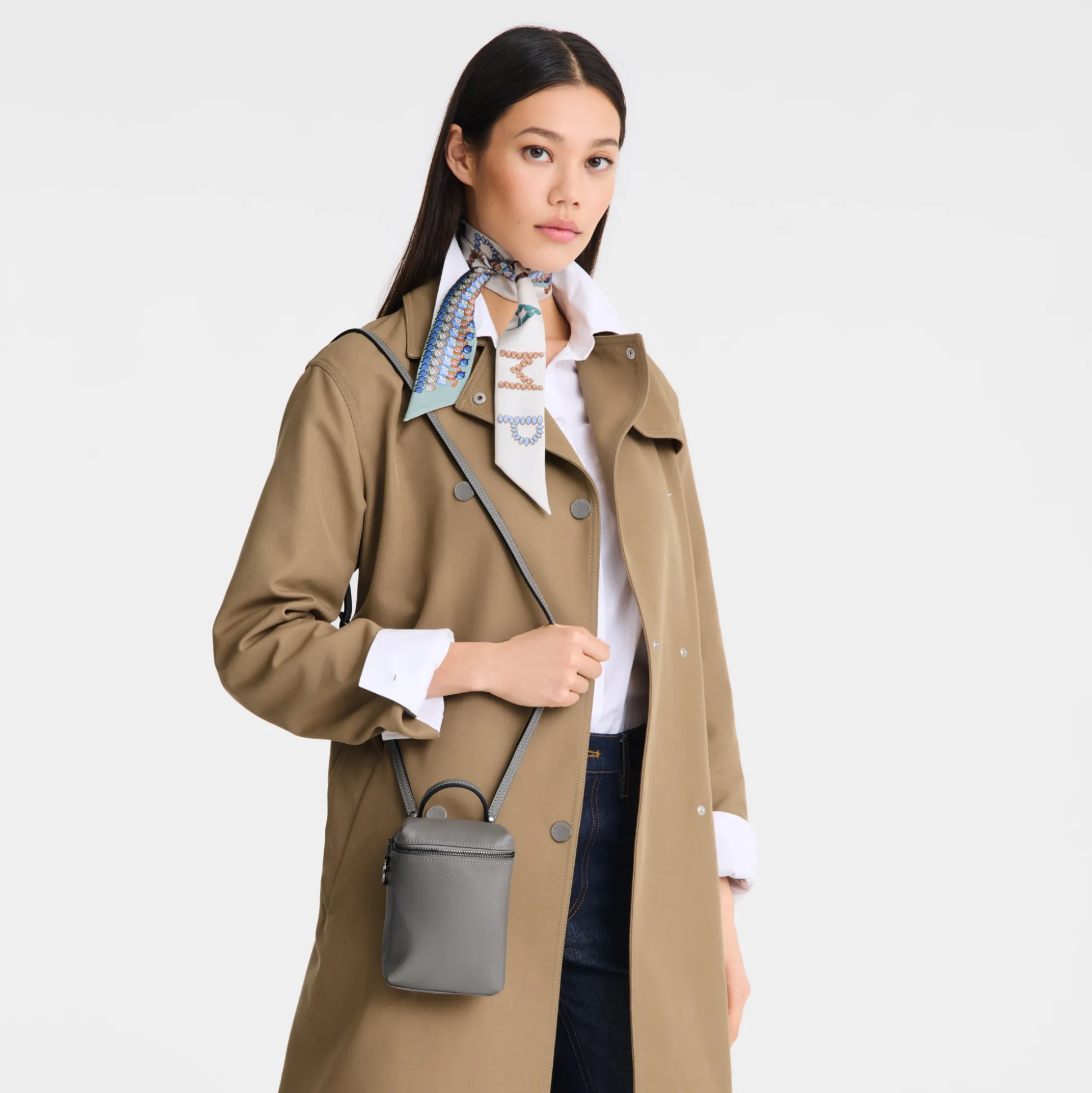 Clearance Longchamp Borsa a tracolla XS Tortora