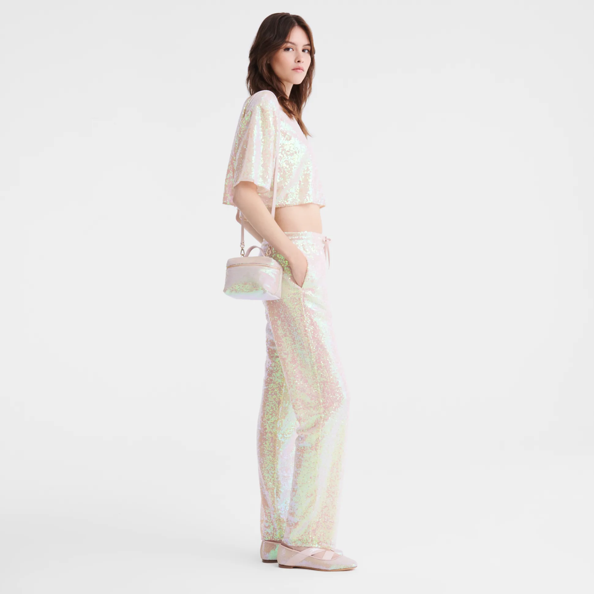 Best Longchamp Borsa a tracolla XS BeigePelle