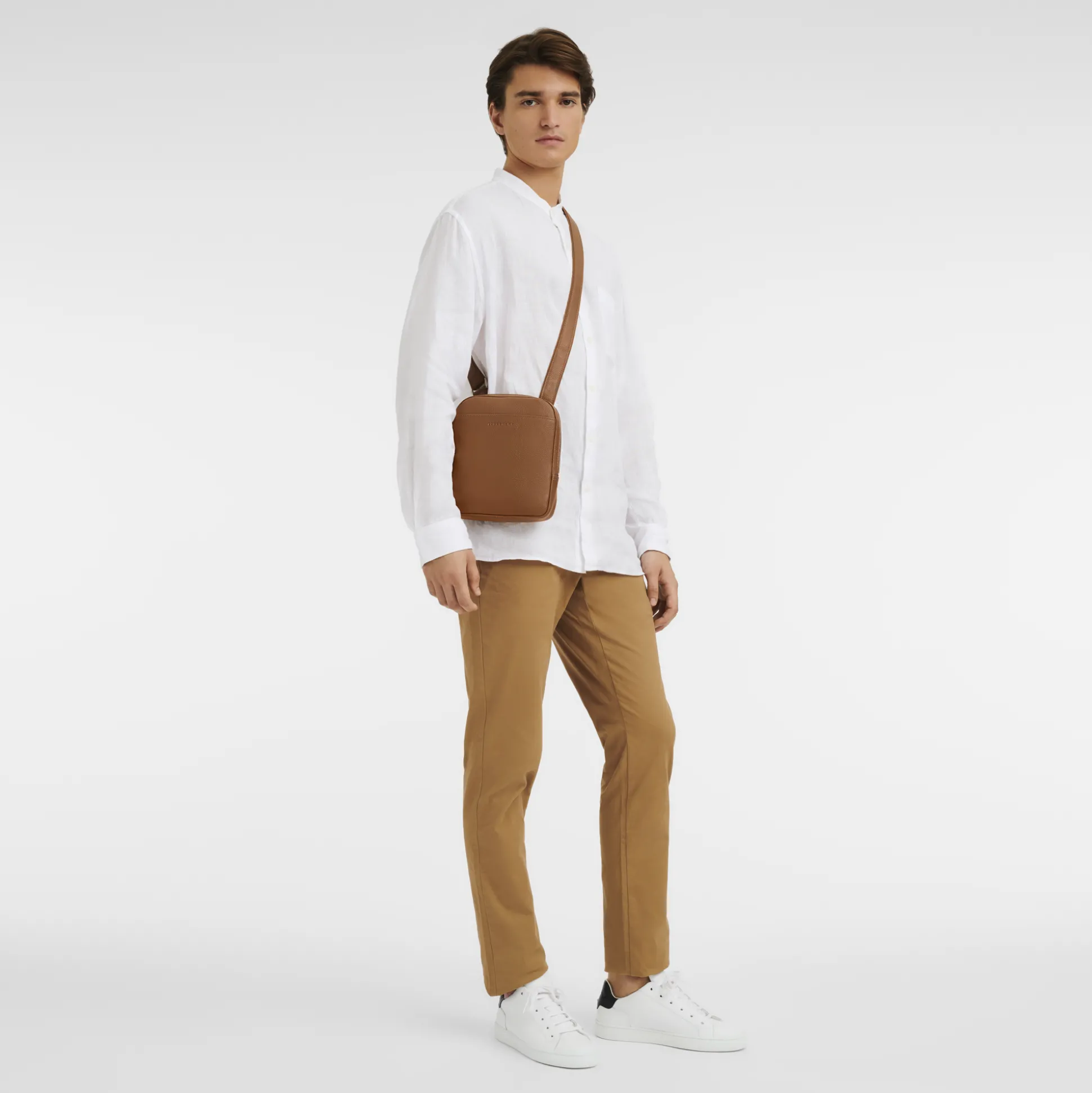 Store Longchamp Borsa a tracolla XS Caramello