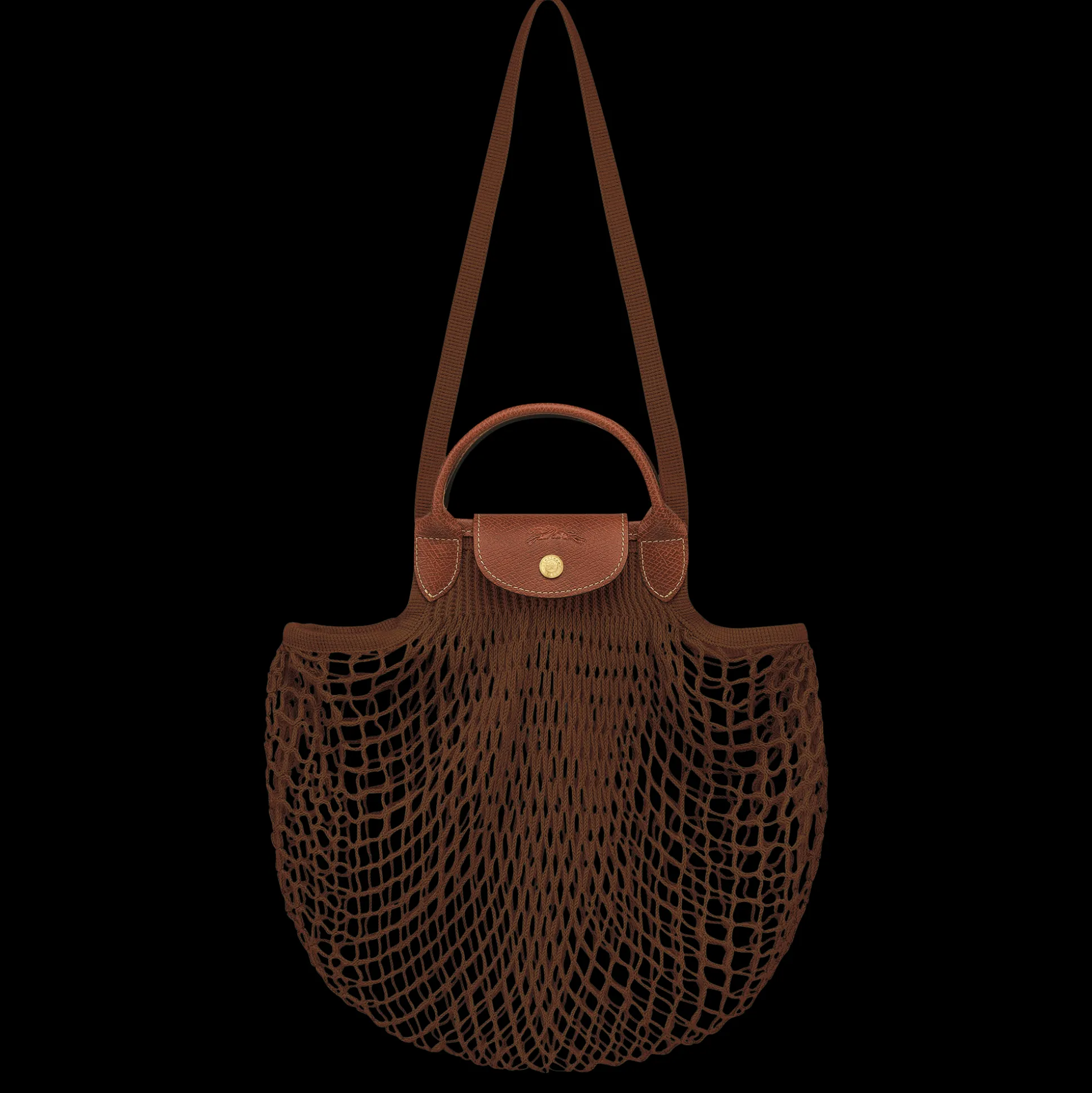 Online Longchamp Borsa con manico L Tabacco