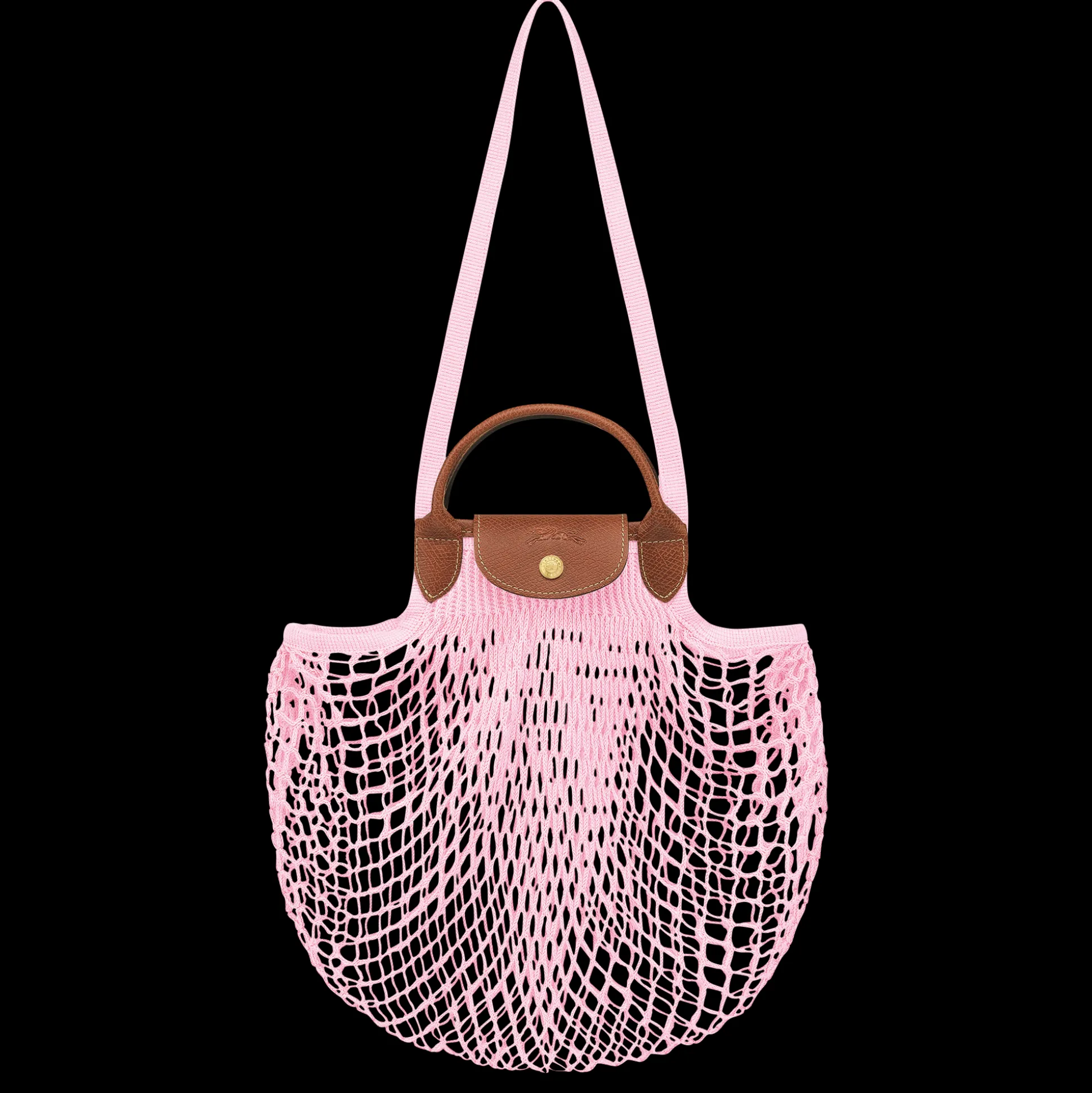New Longchamp Borsa con manico L Rosa