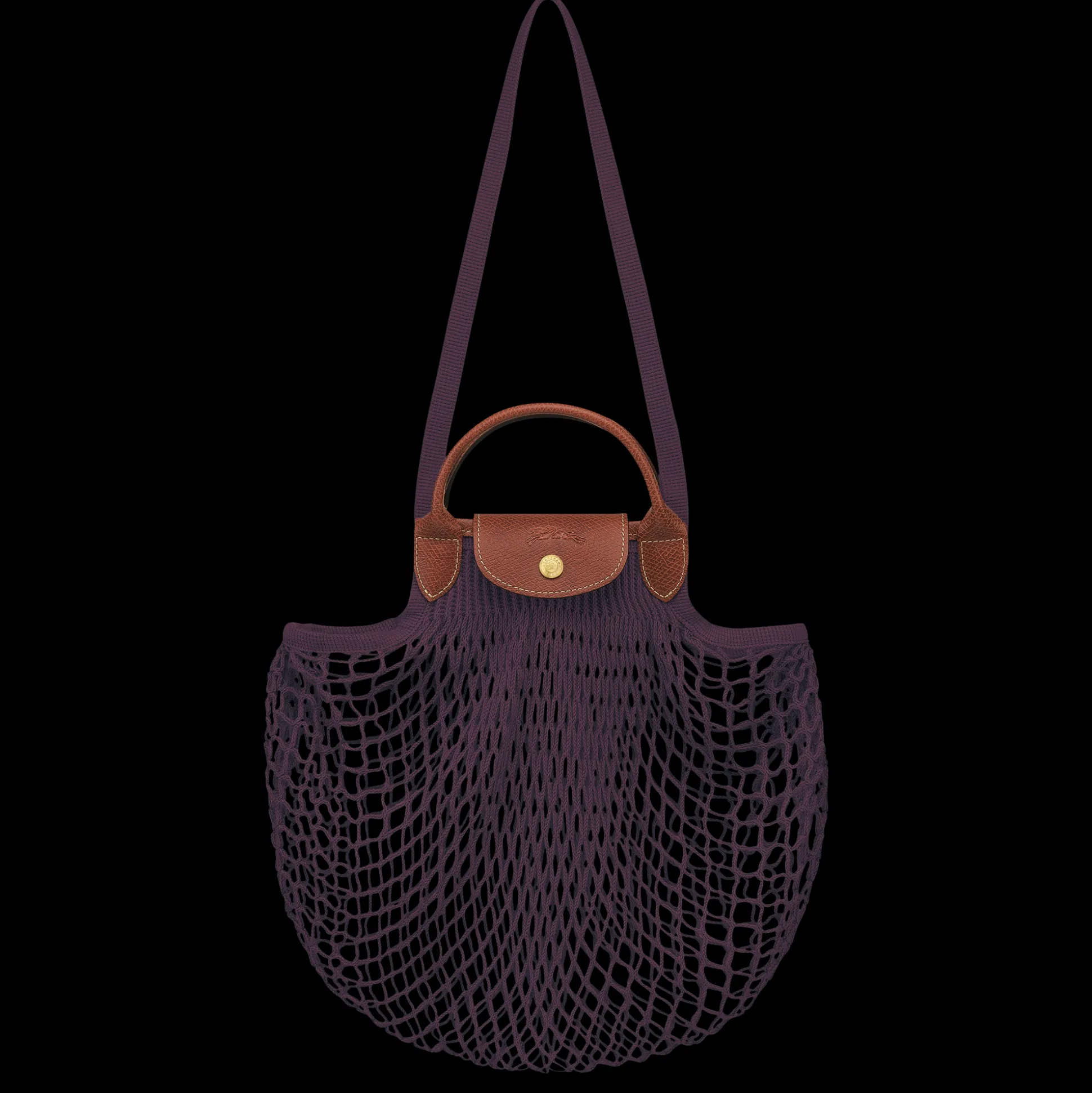 Flash Sale Longchamp Borsa con manico L Melanzana