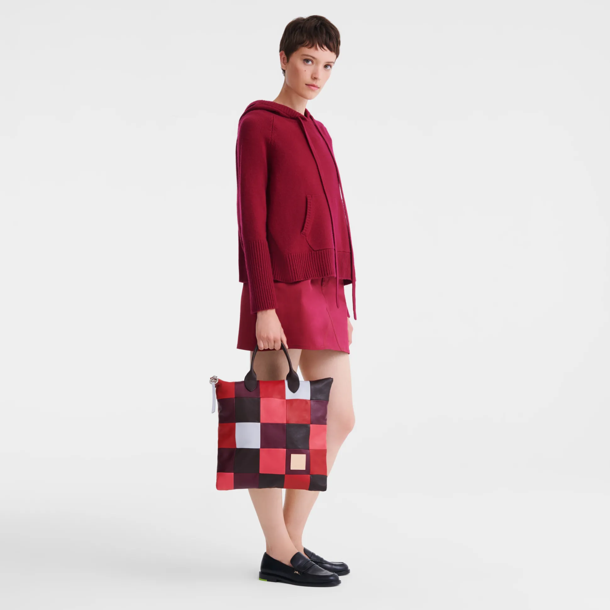 Flash Sale Longchamp Borsa con manico L Melanzana