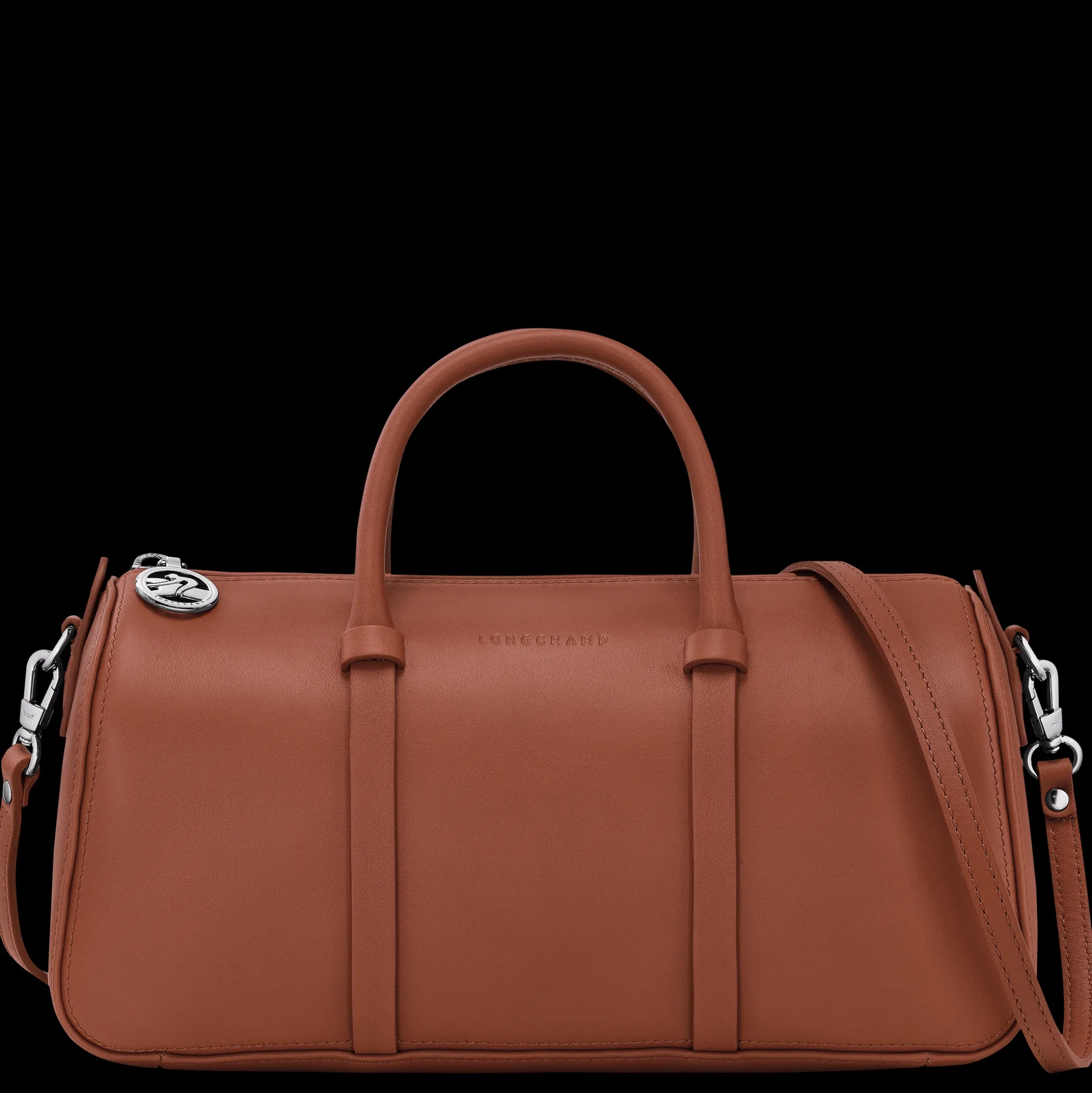 Sale Longchamp Borsa con manico M Cognac