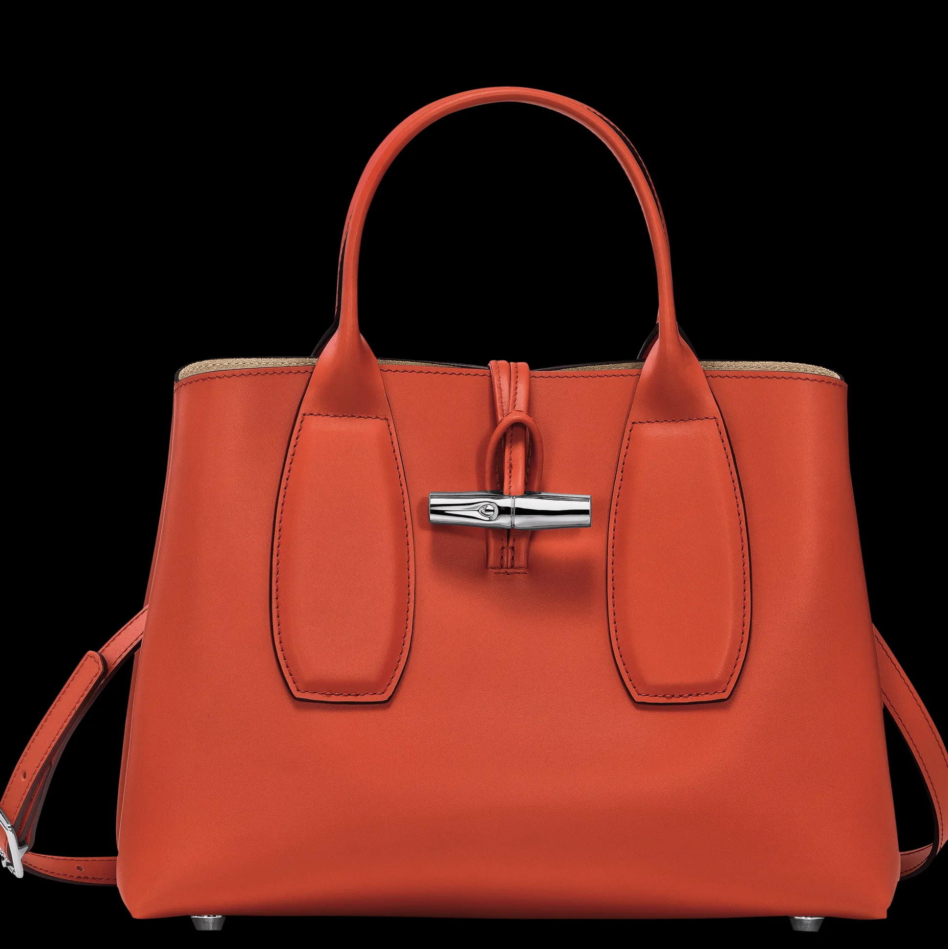 Clearance Longchamp Borsa con manico M Paprica