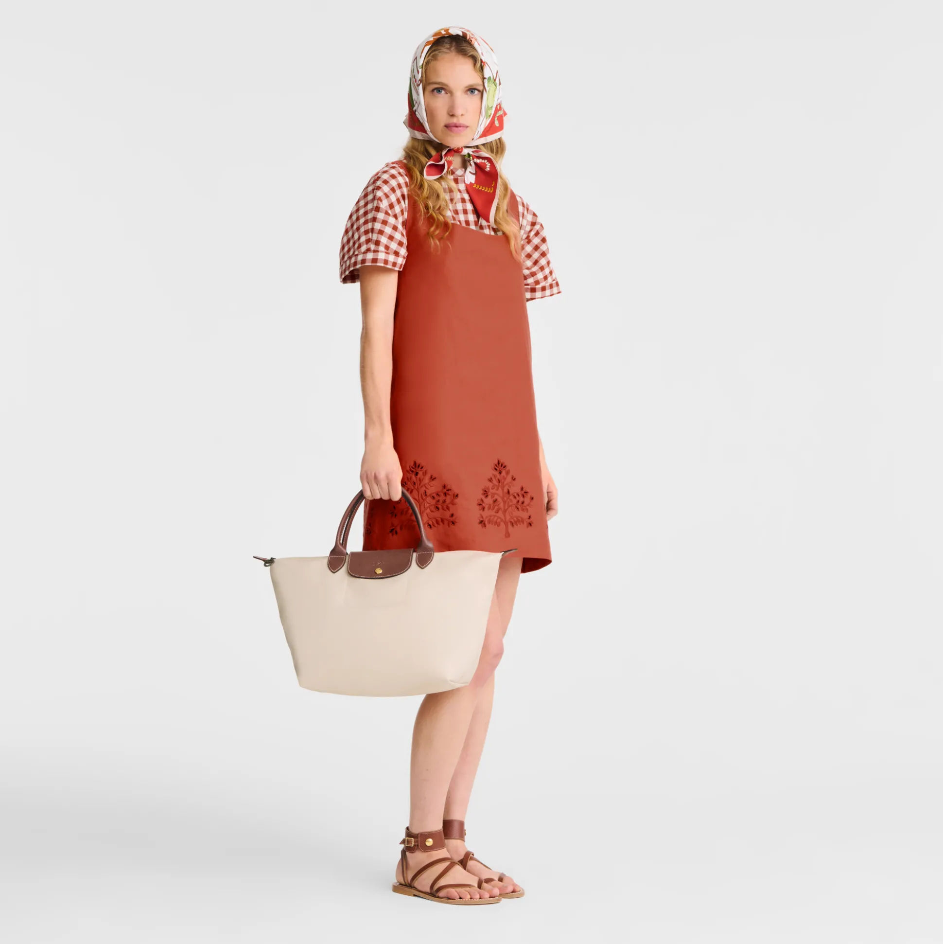 Flash Sale Longchamp Borsa con manico M Carta