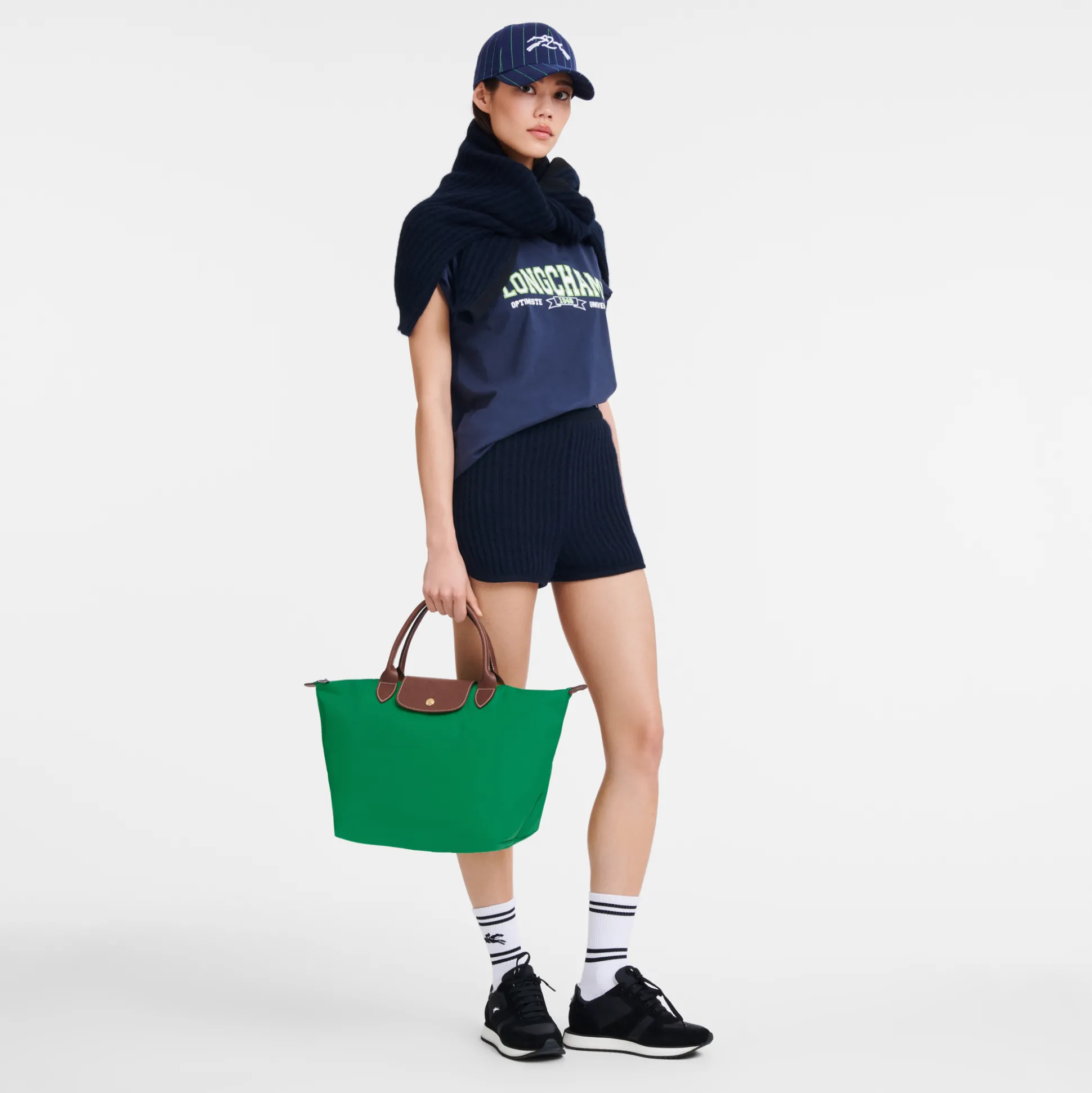 Flash Sale Longchamp Borsa con manico M Verde