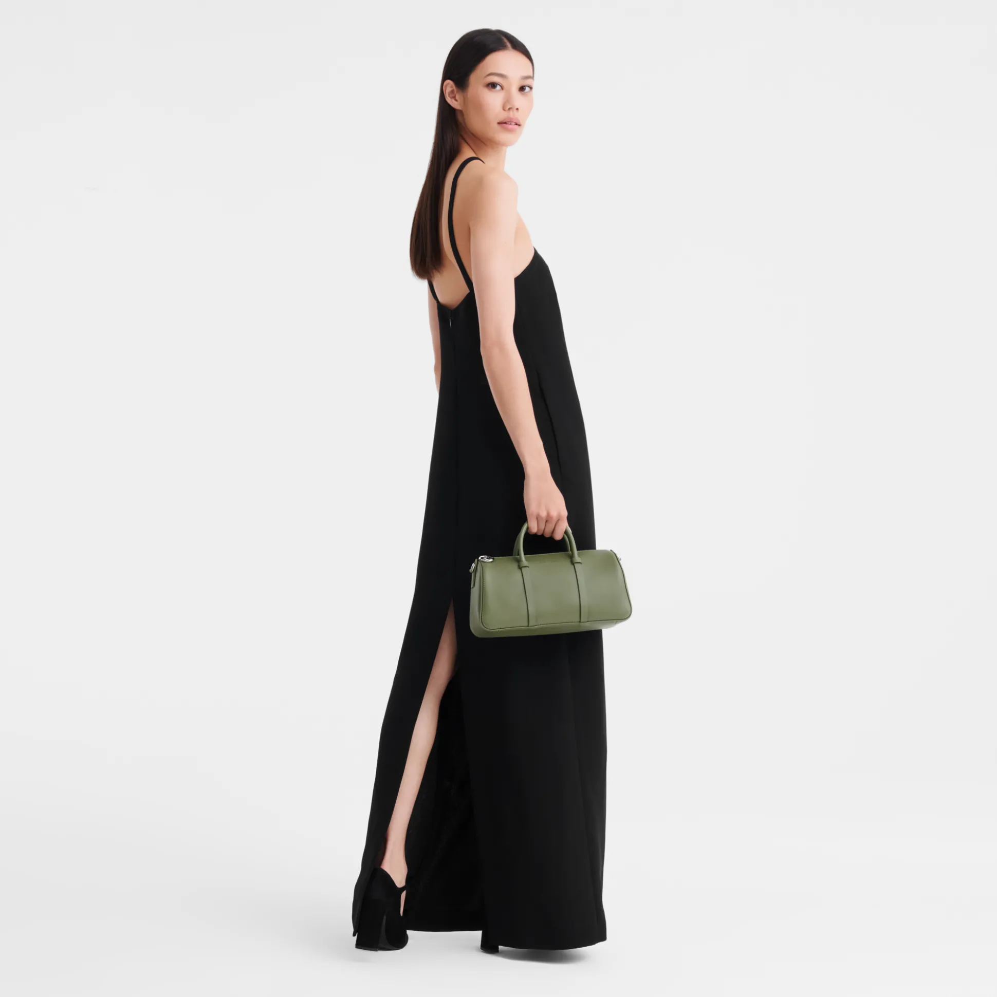 Clearance Longchamp Borsa con manico M Alloro