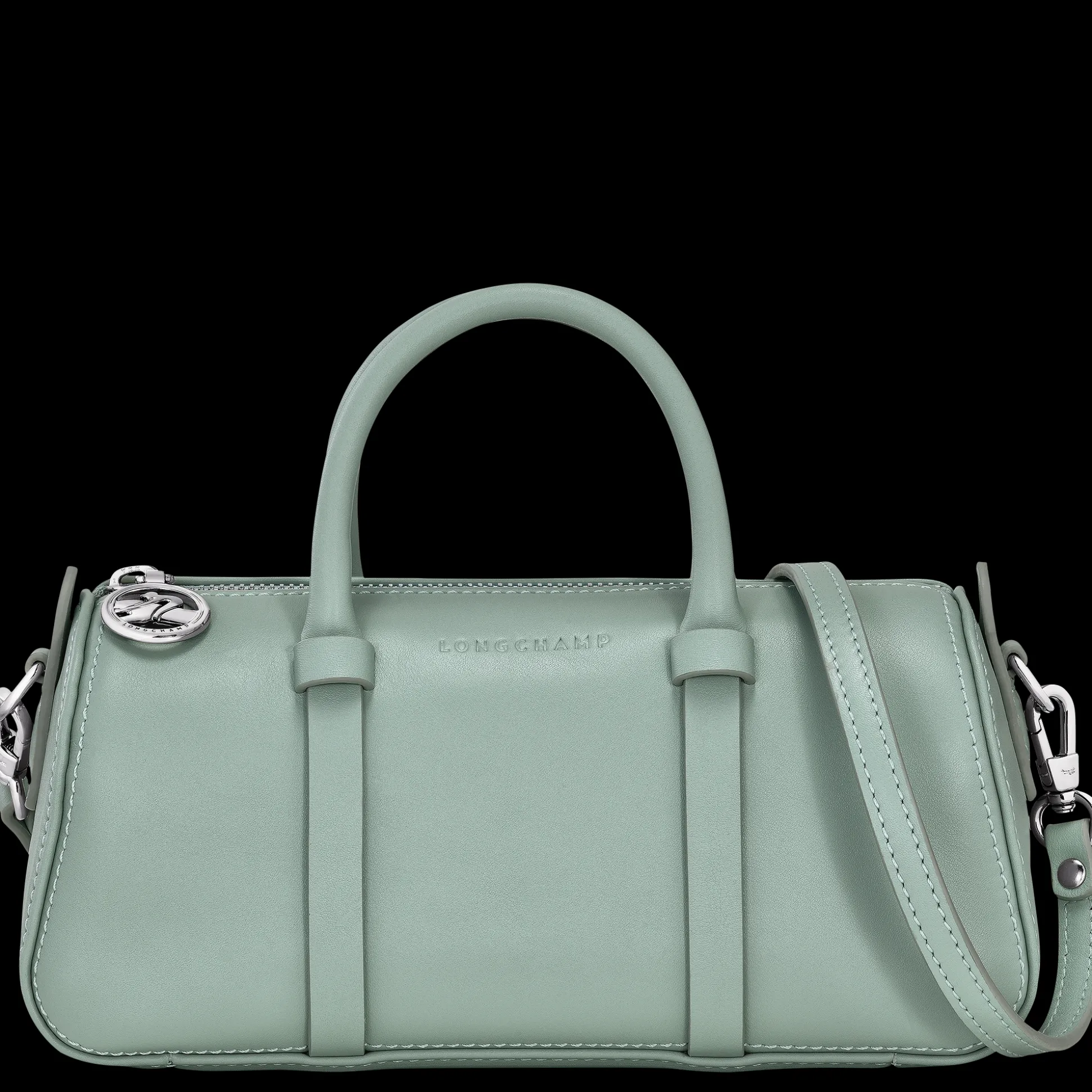 Cheap Longchamp Borsa con manico S VerdePallido