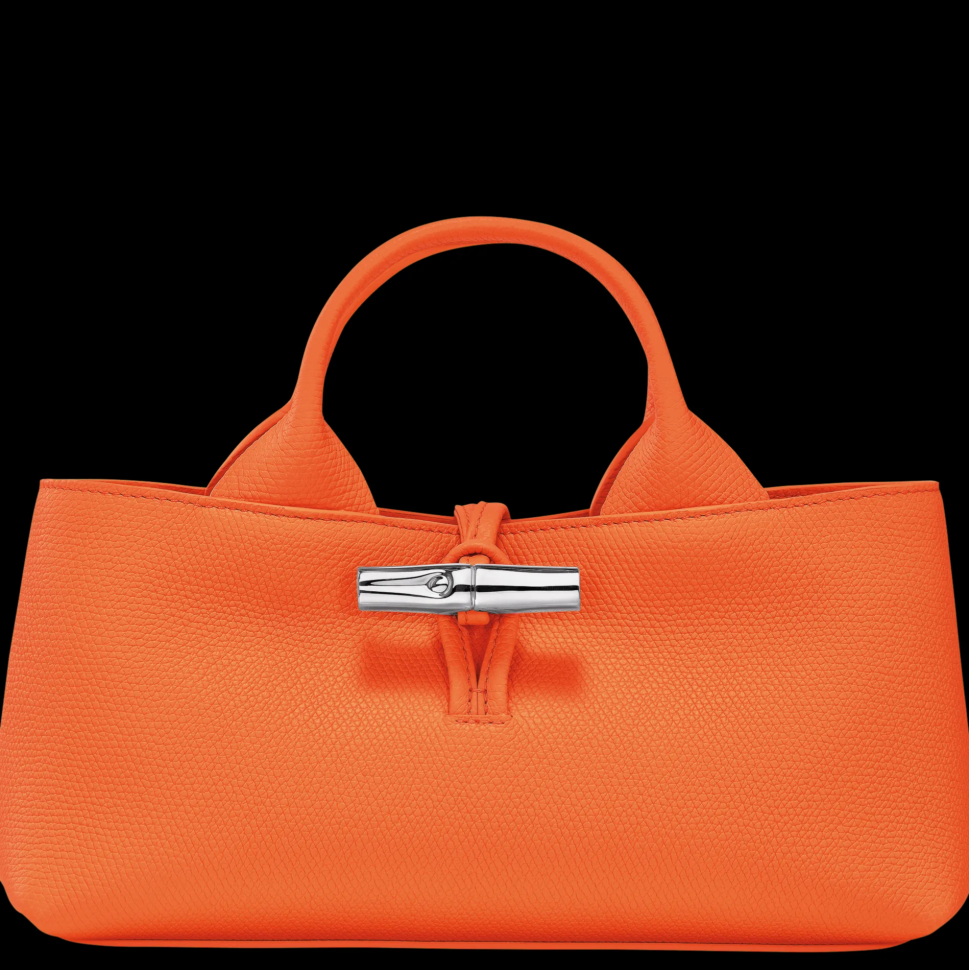 Cheap Longchamp Borsa con manico S Arancio