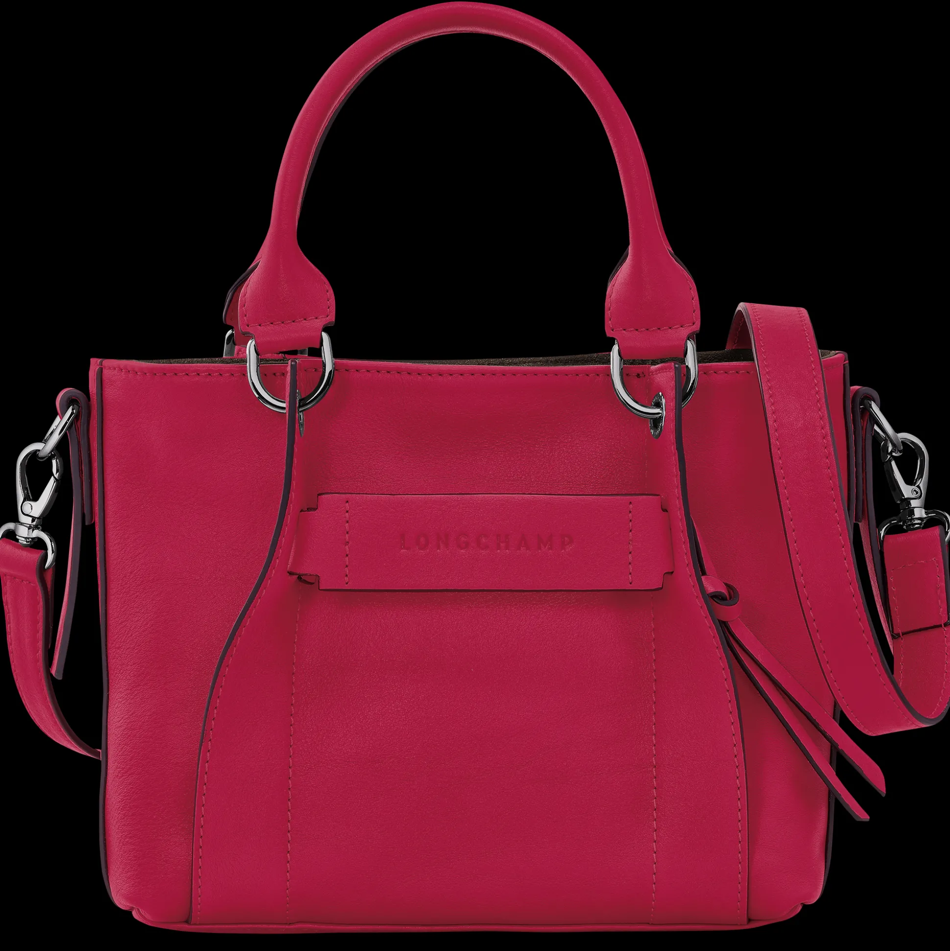 Hot Longchamp Borsa con manico S Magenta