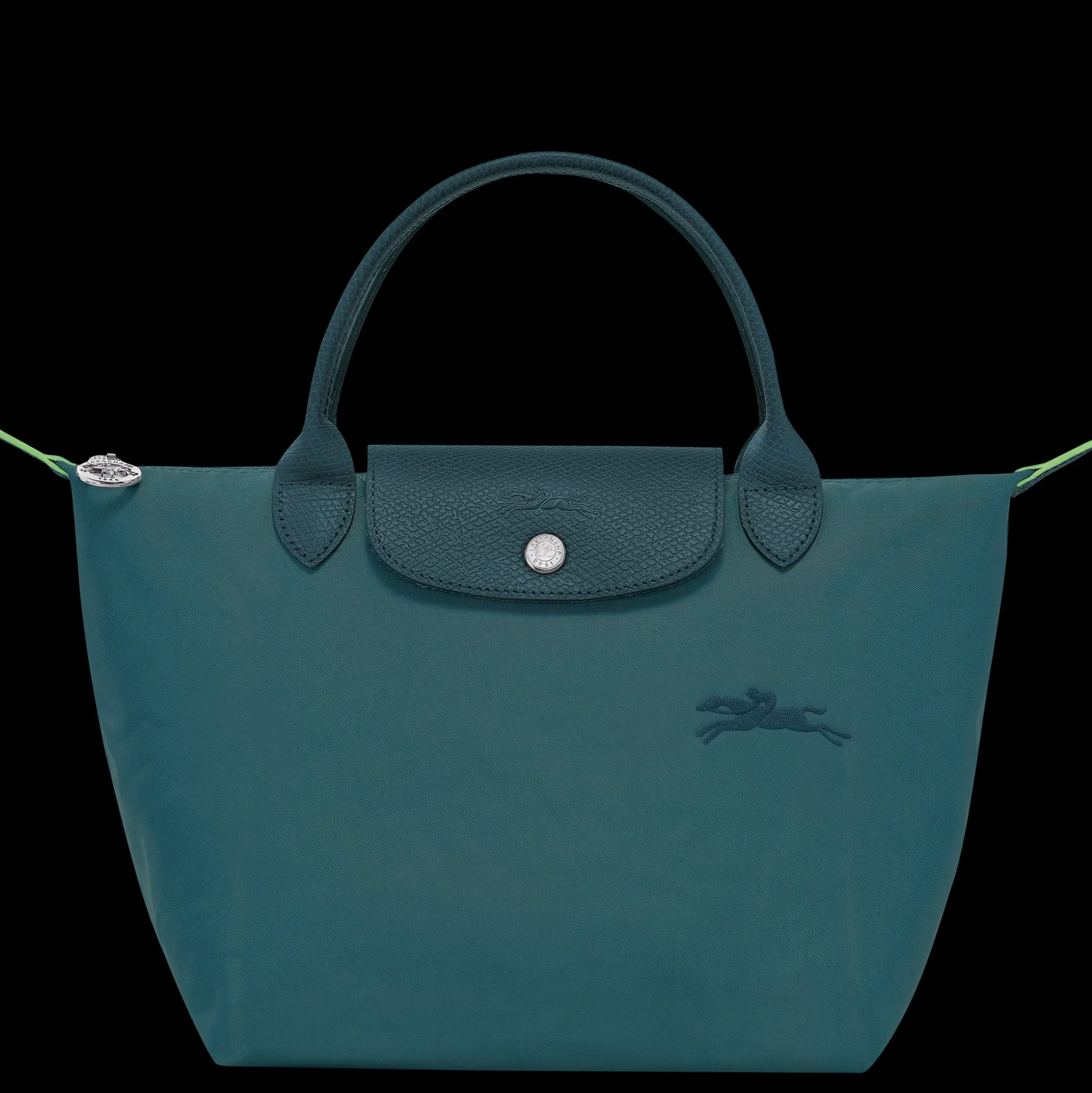 New Longchamp Borsa con manico S Pavone