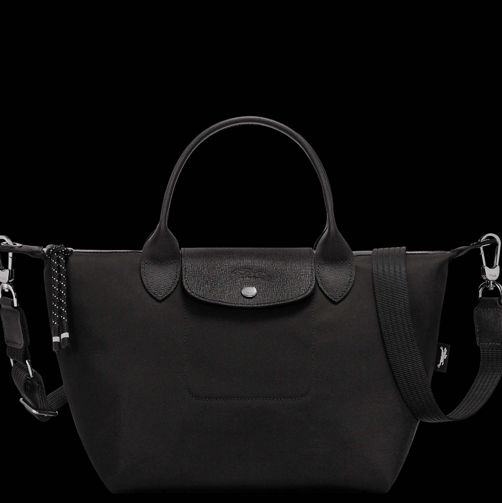 New Longchamp Borsa con manico S Nero