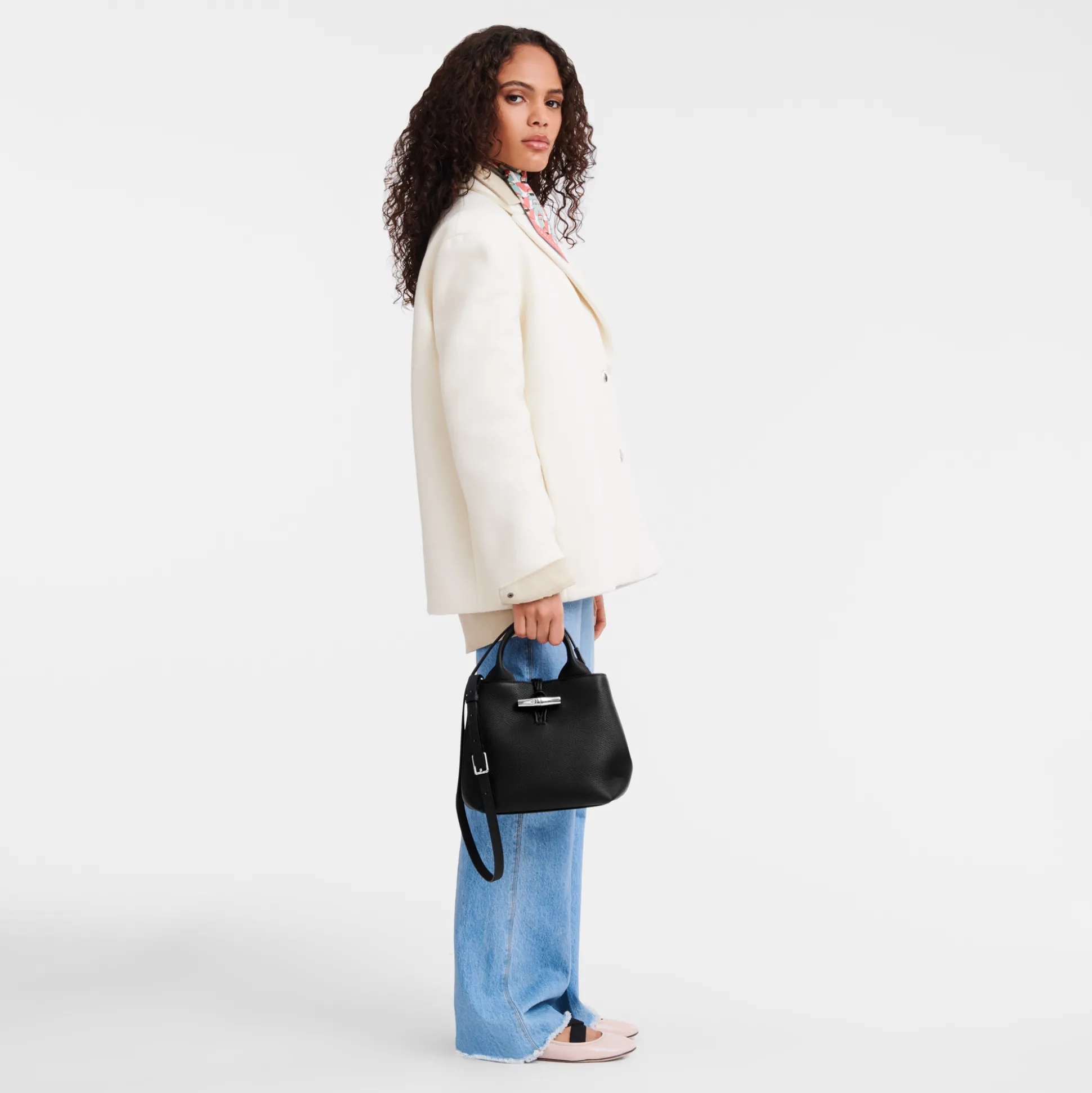 Store Longchamp Borsa con manico S Nero