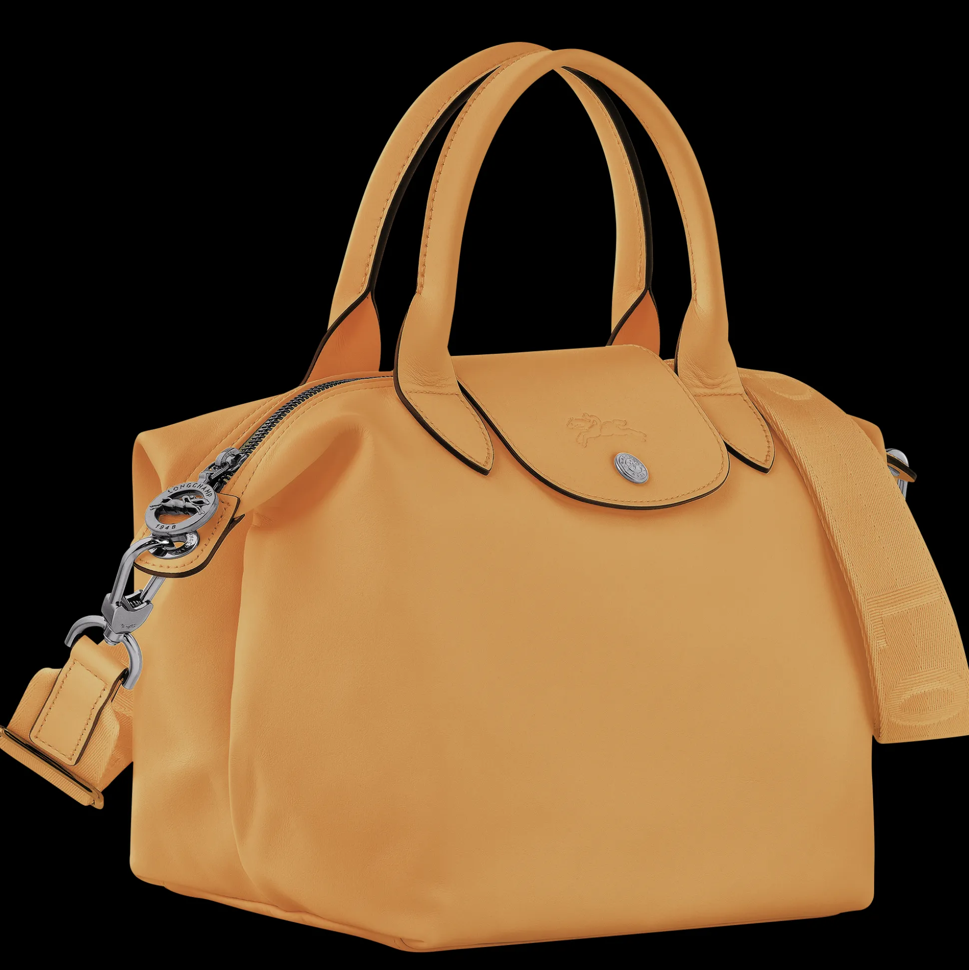 Discount Longchamp Borsa con manico S Miele